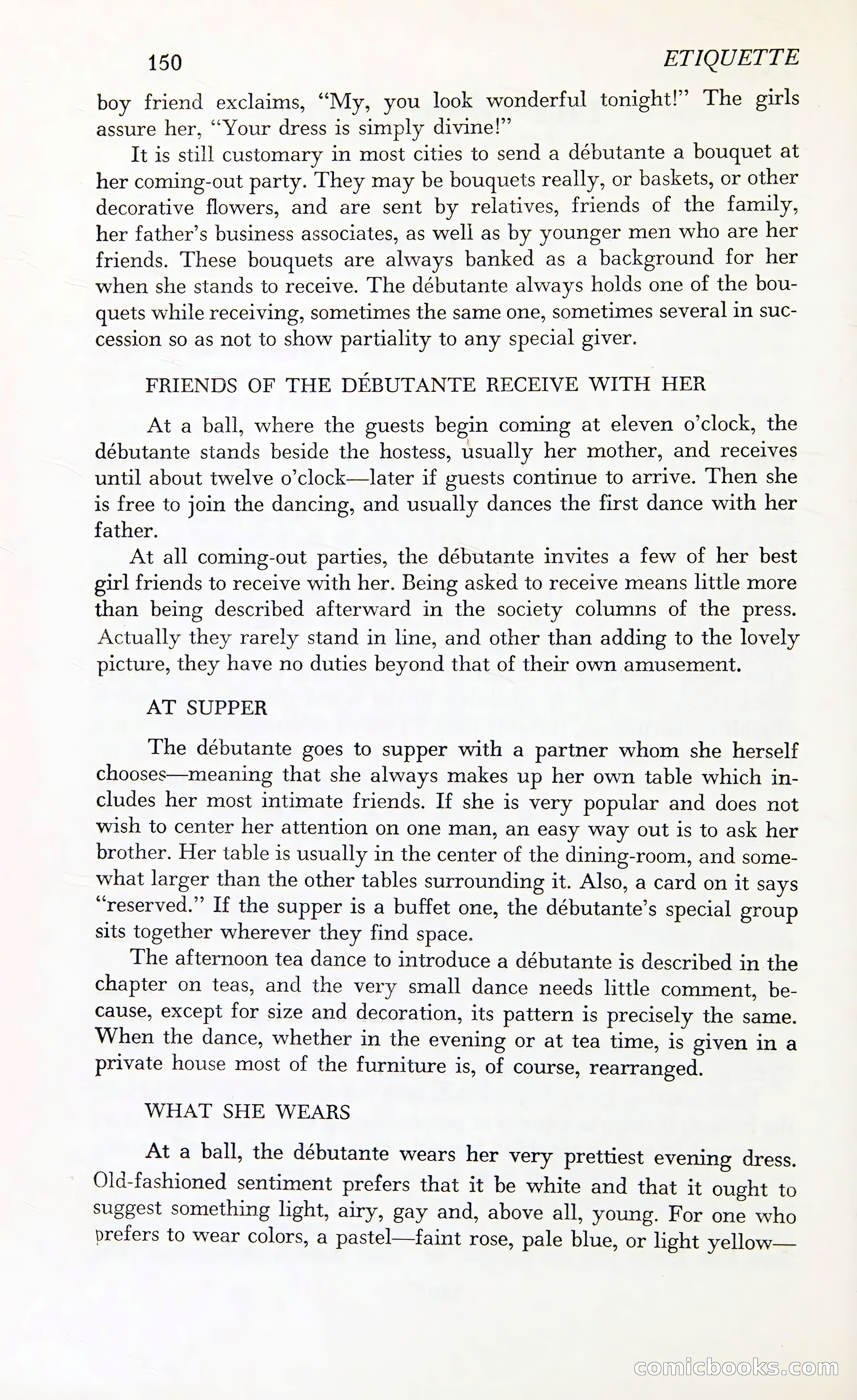 Etiquette: The Blue Book of Social Usage — page 189 of 399