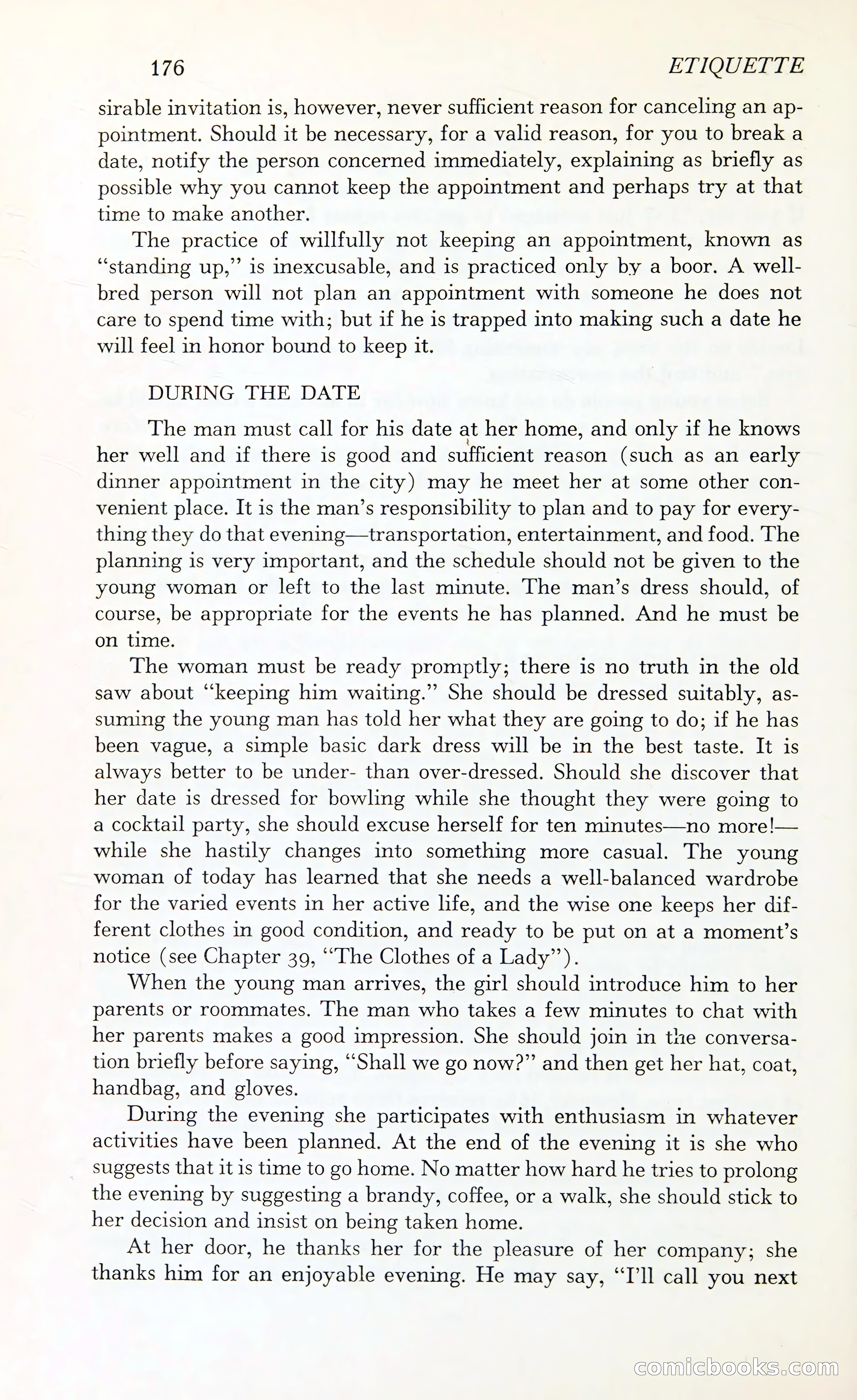 Etiquette: The Blue Book of Social Usage — page 215 of 399