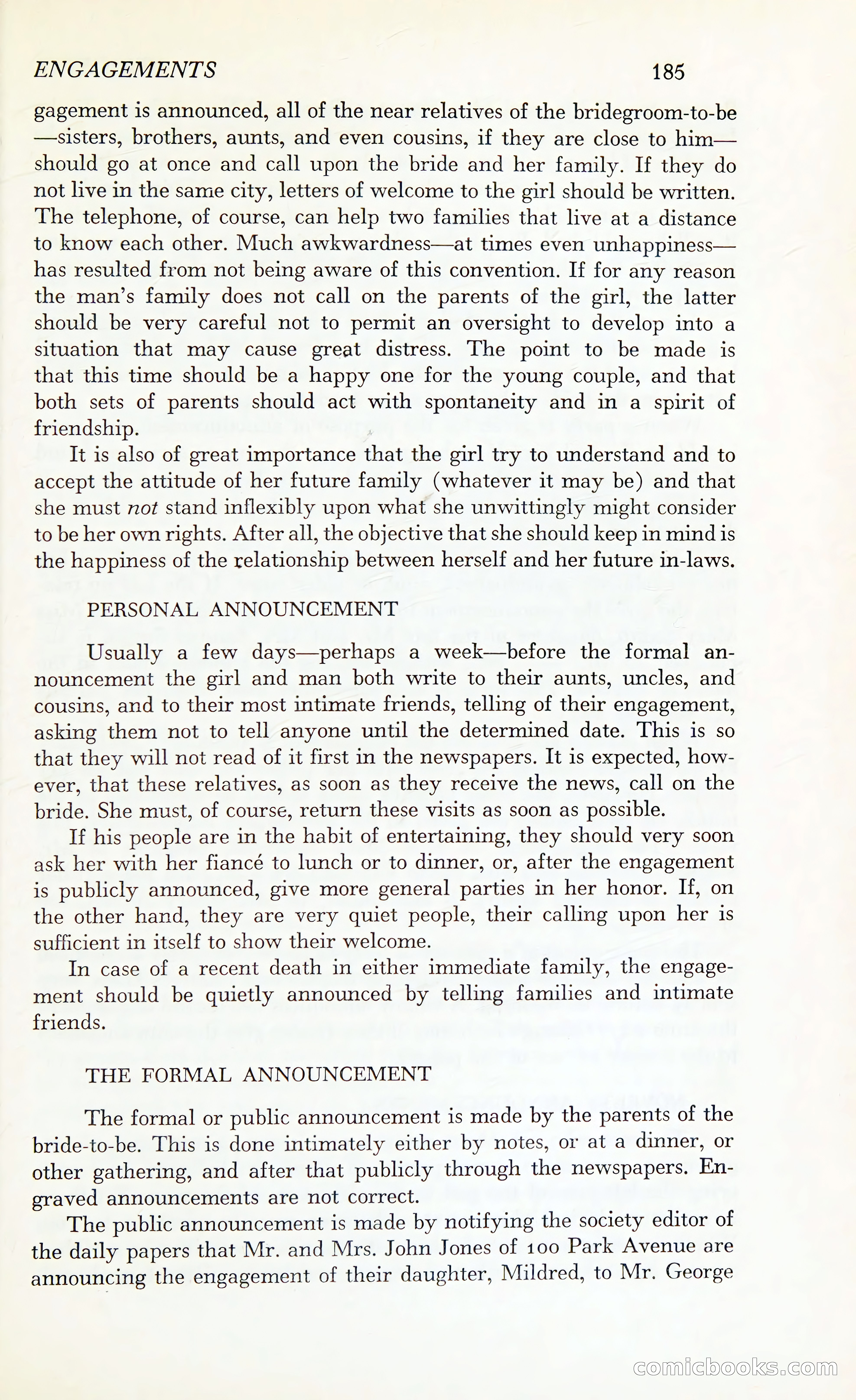 Etiquette: The Blue Book of Social Usage — page 224 of 399