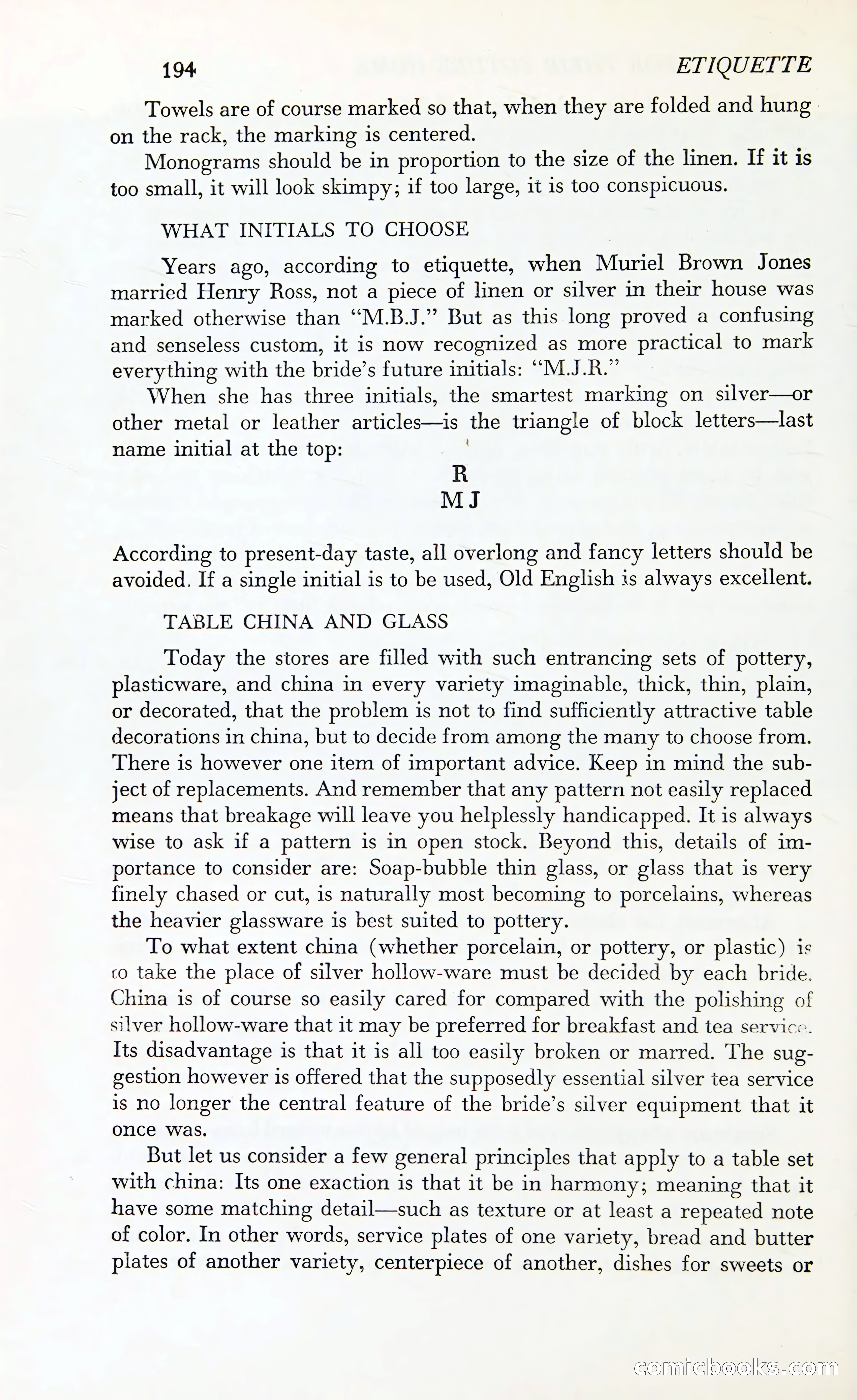Etiquette: The Blue Book of Social Usage — page 235 of 399