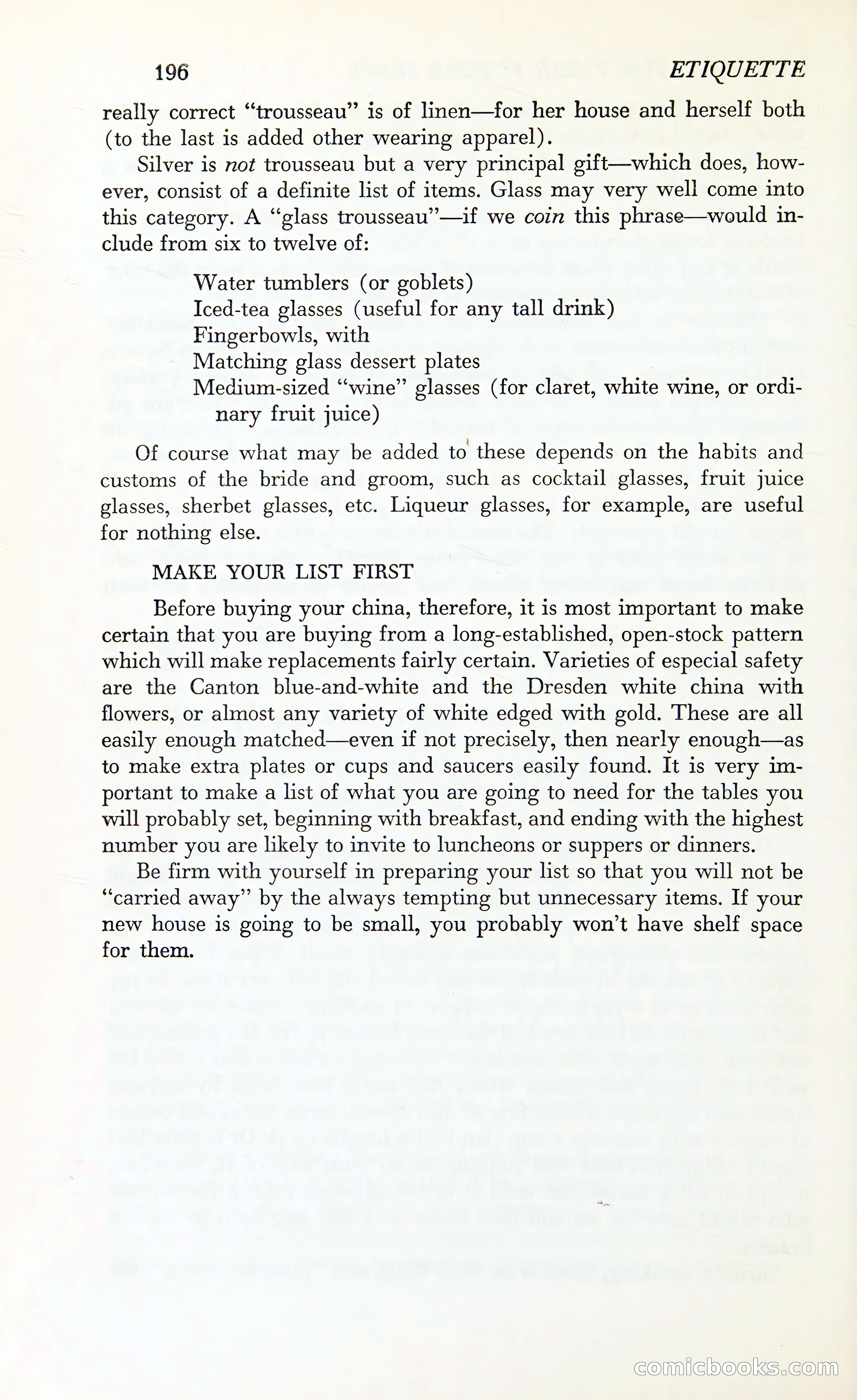 Etiquette: The Blue Book of Social Usage — page 237 of 399