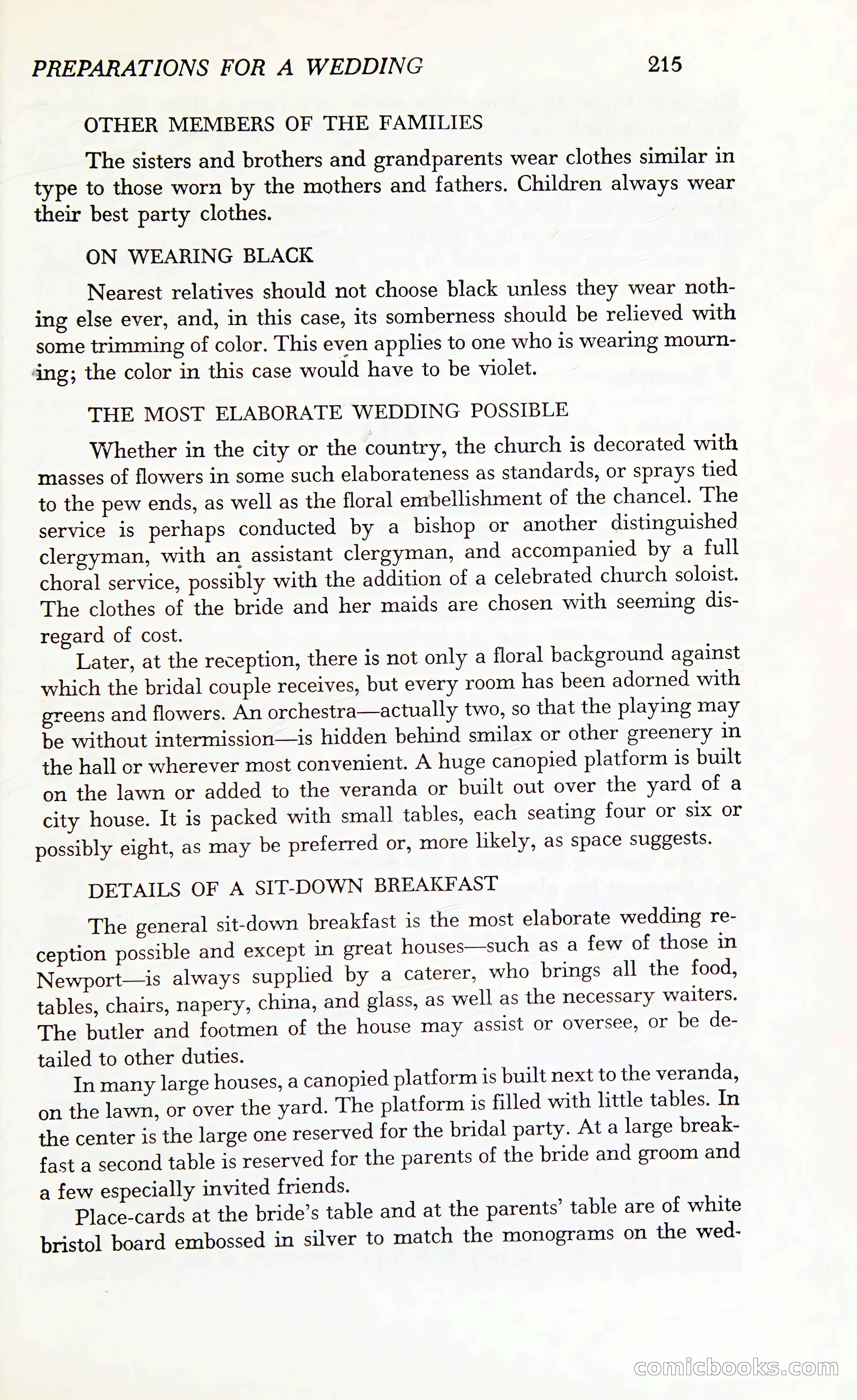 Etiquette: The Blue Book of Social Usage — page 256 of 399