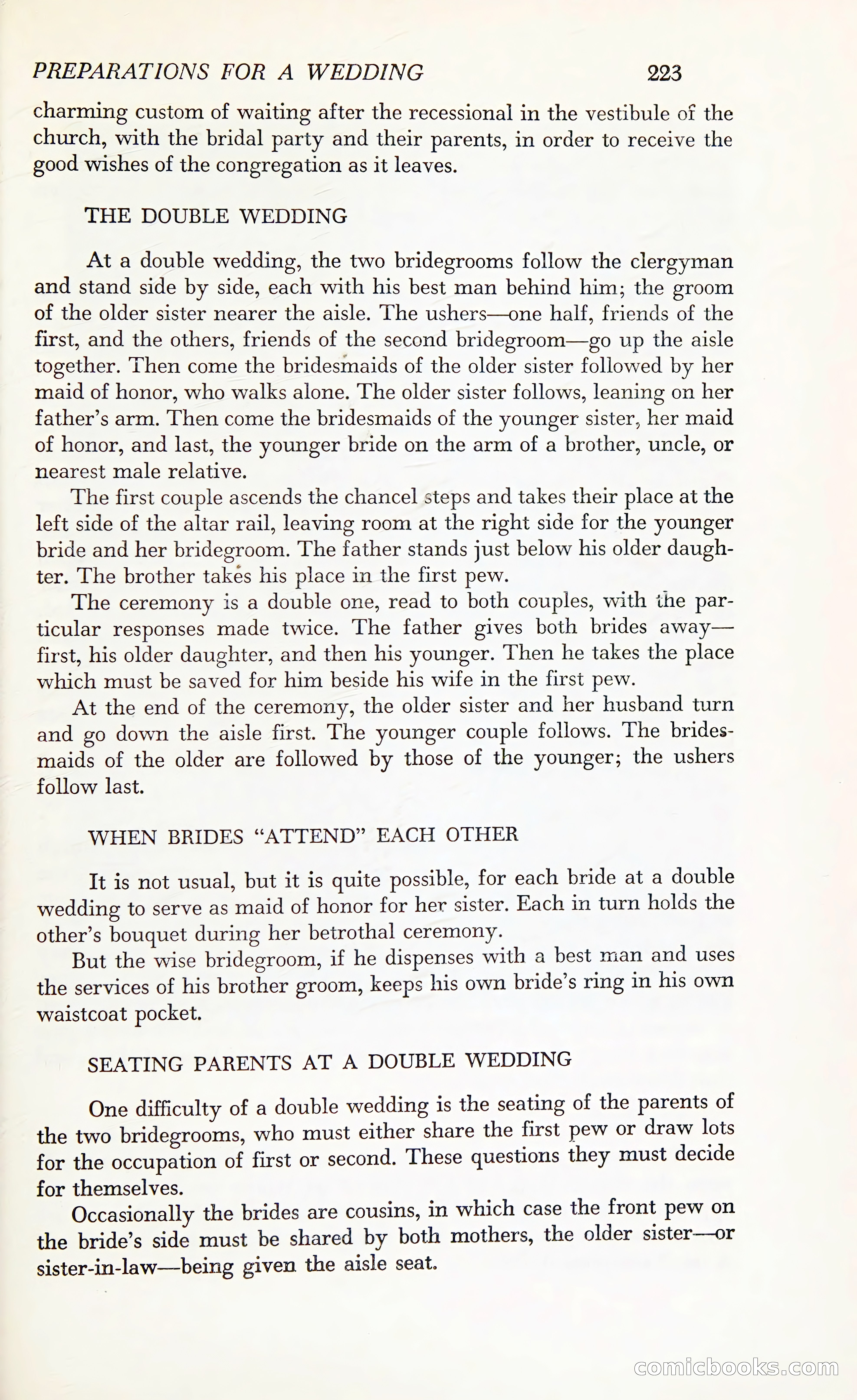 Etiquette: The Blue Book of Social Usage — page 264 of 399