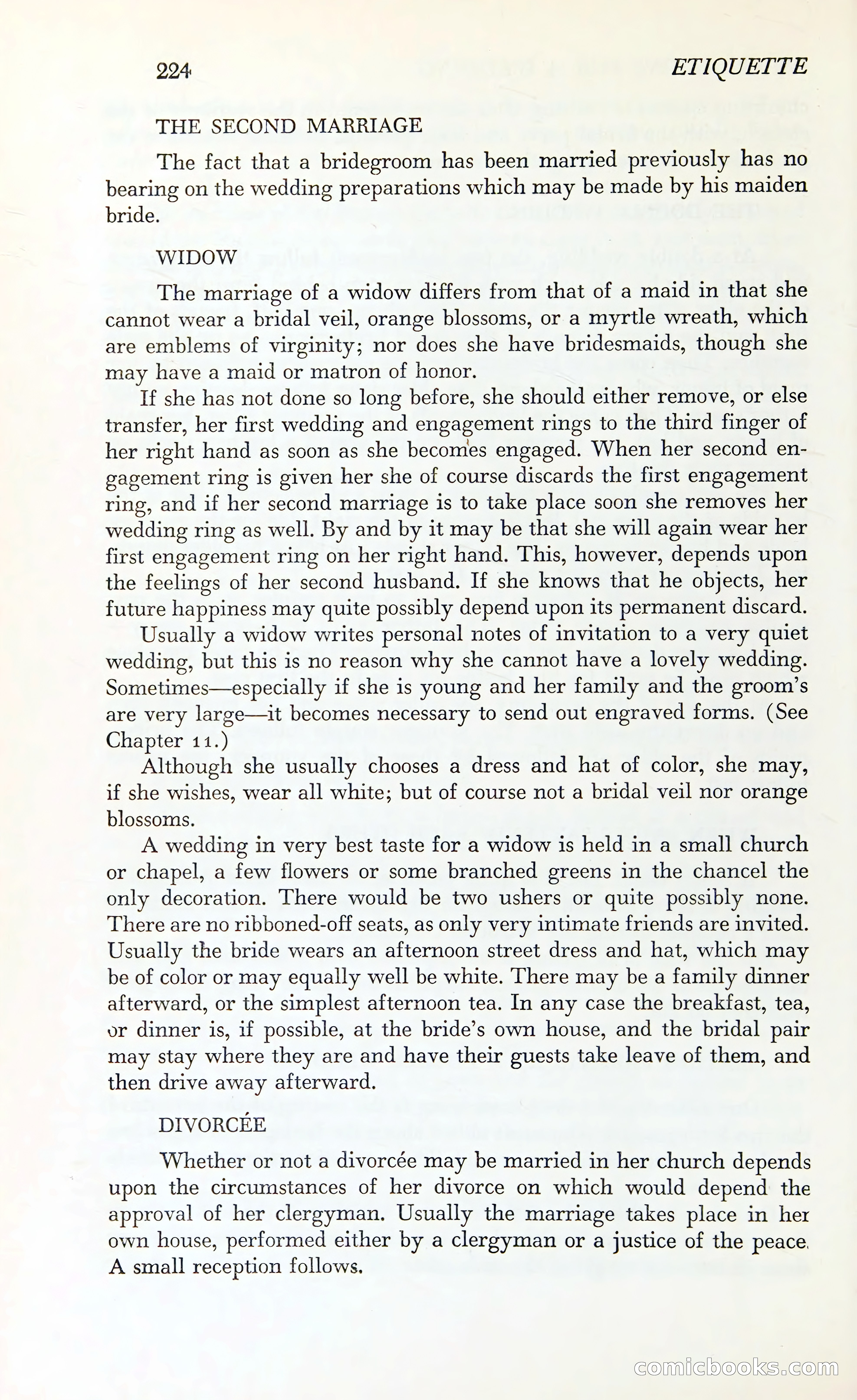 Etiquette: The Blue Book of Social Usage — page 265 of 399