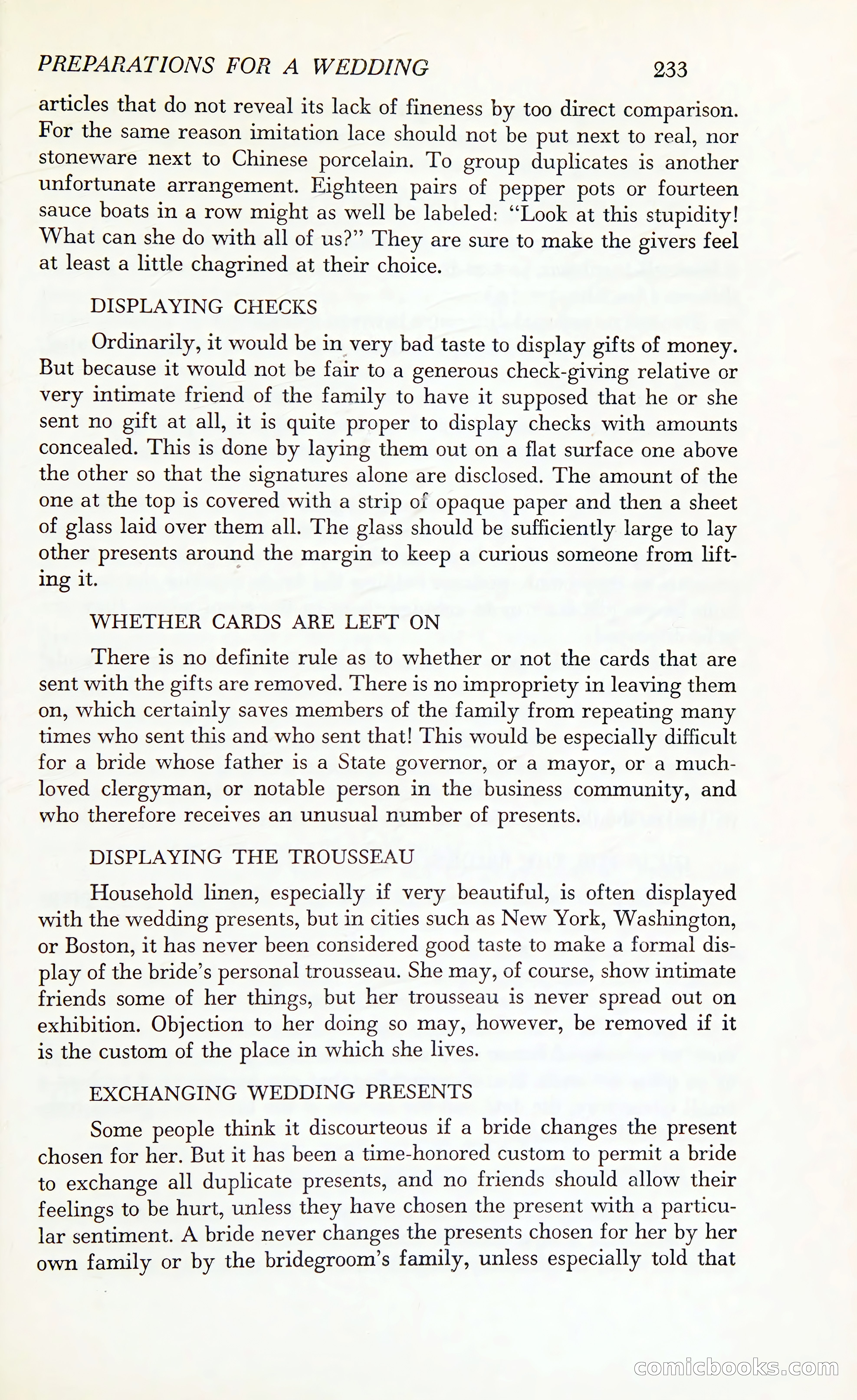 Etiquette: The Blue Book of Social Usage — page 276 of 399