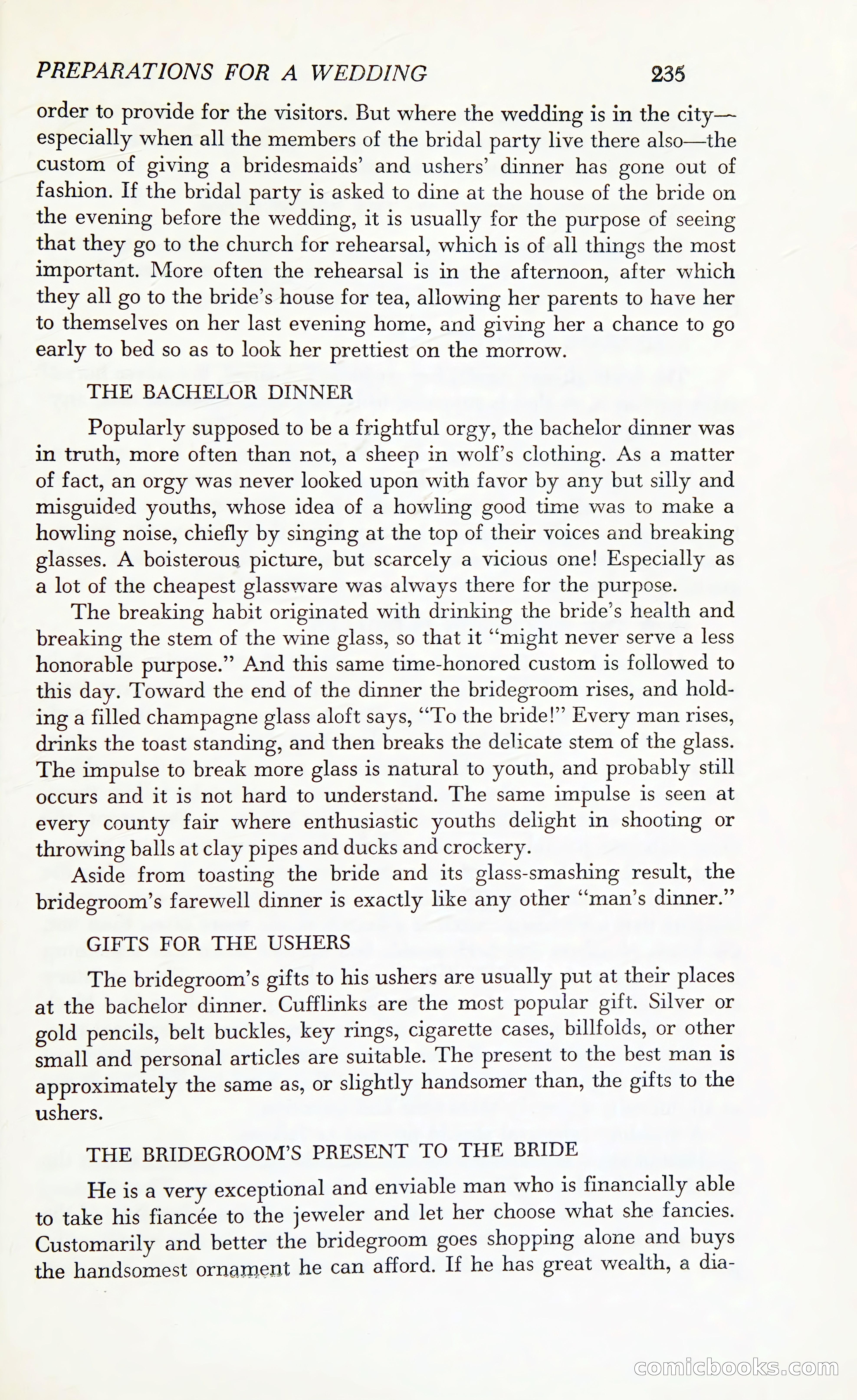 Etiquette: The Blue Book of Social Usage — page 278 of 399