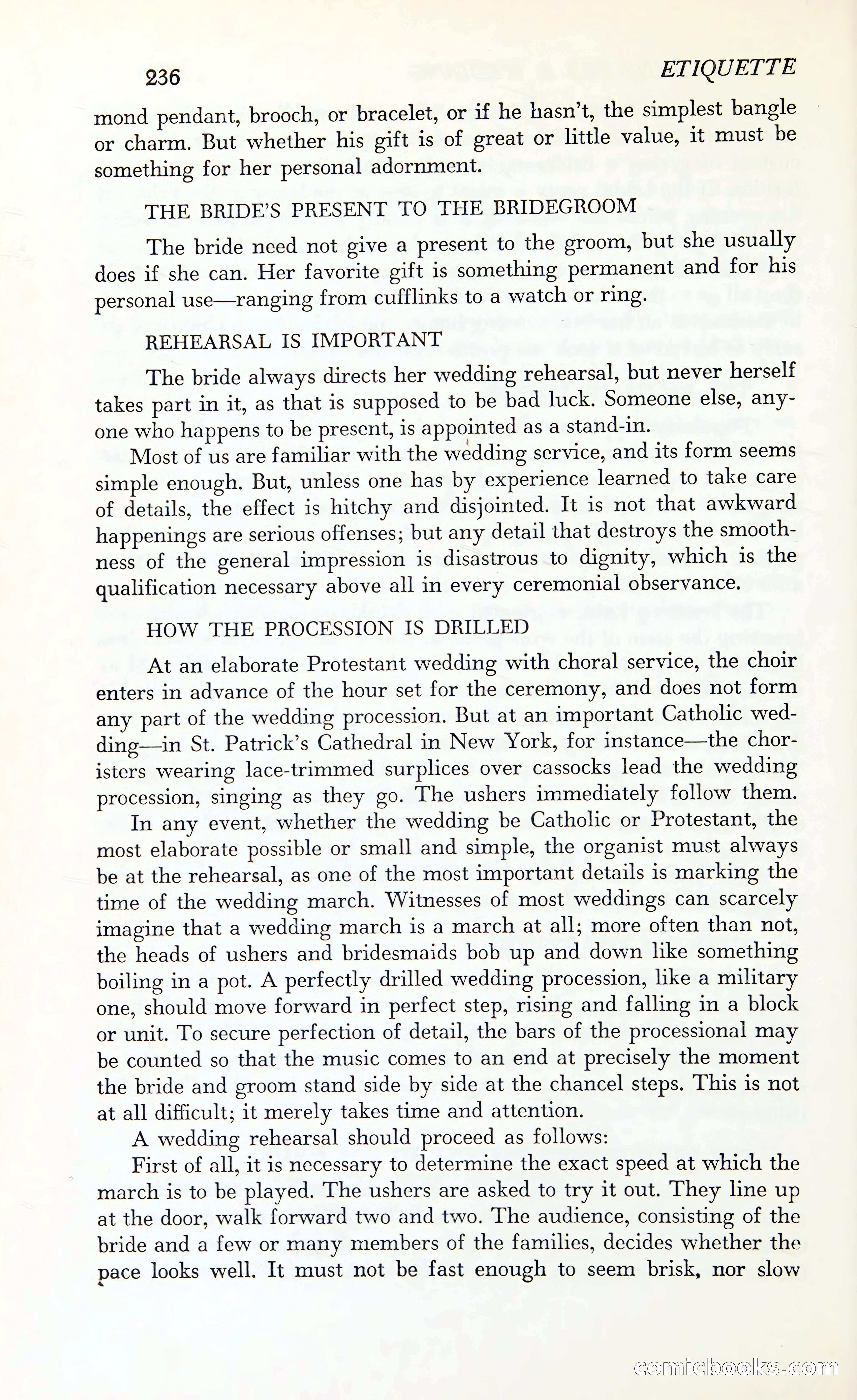 Etiquette: The Blue Book of Social Usage — page 279 of 399
