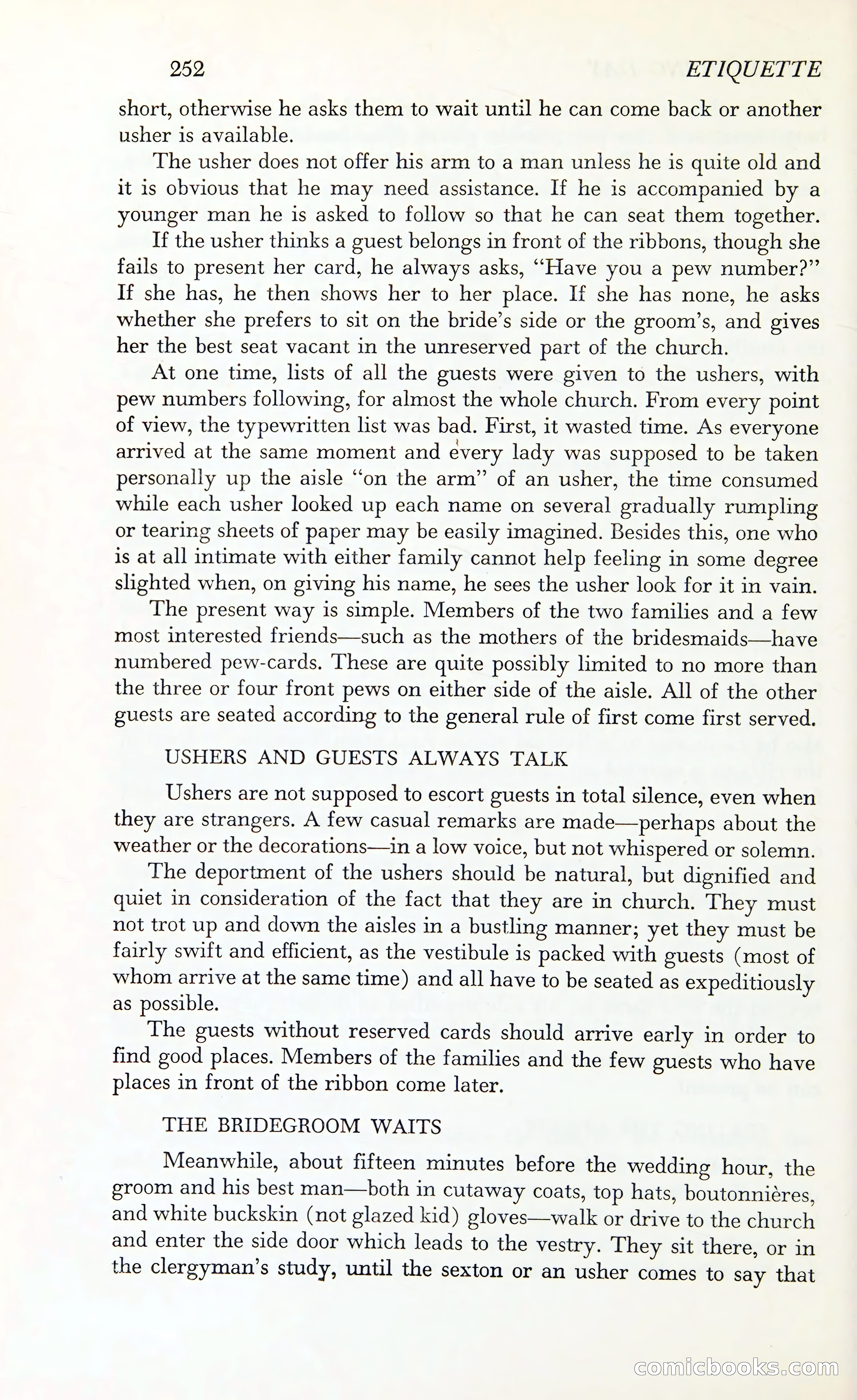 Etiquette: The Blue Book of Social Usage — page 295 of 399