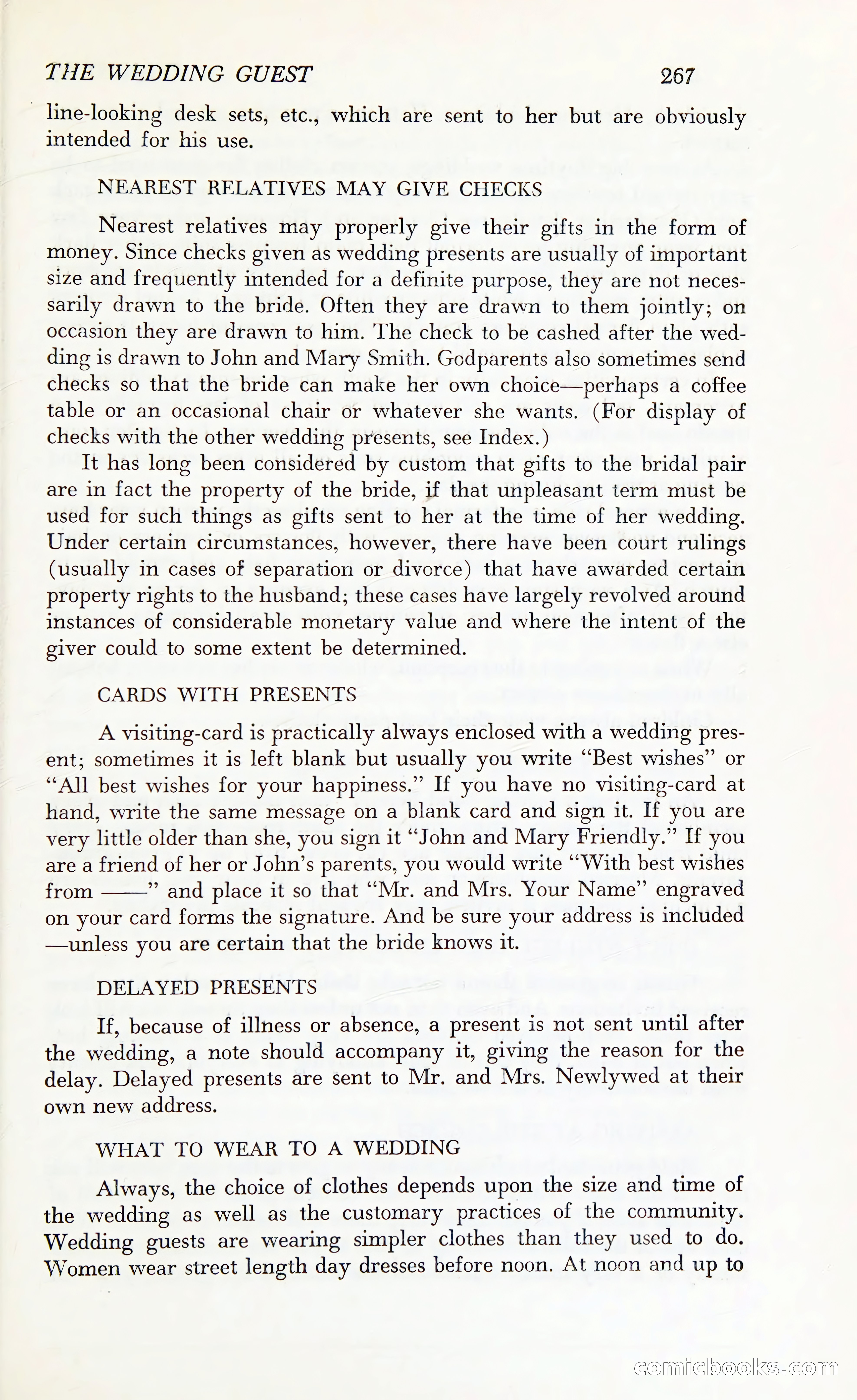 Etiquette: The Blue Book of Social Usage — page 312 of 399