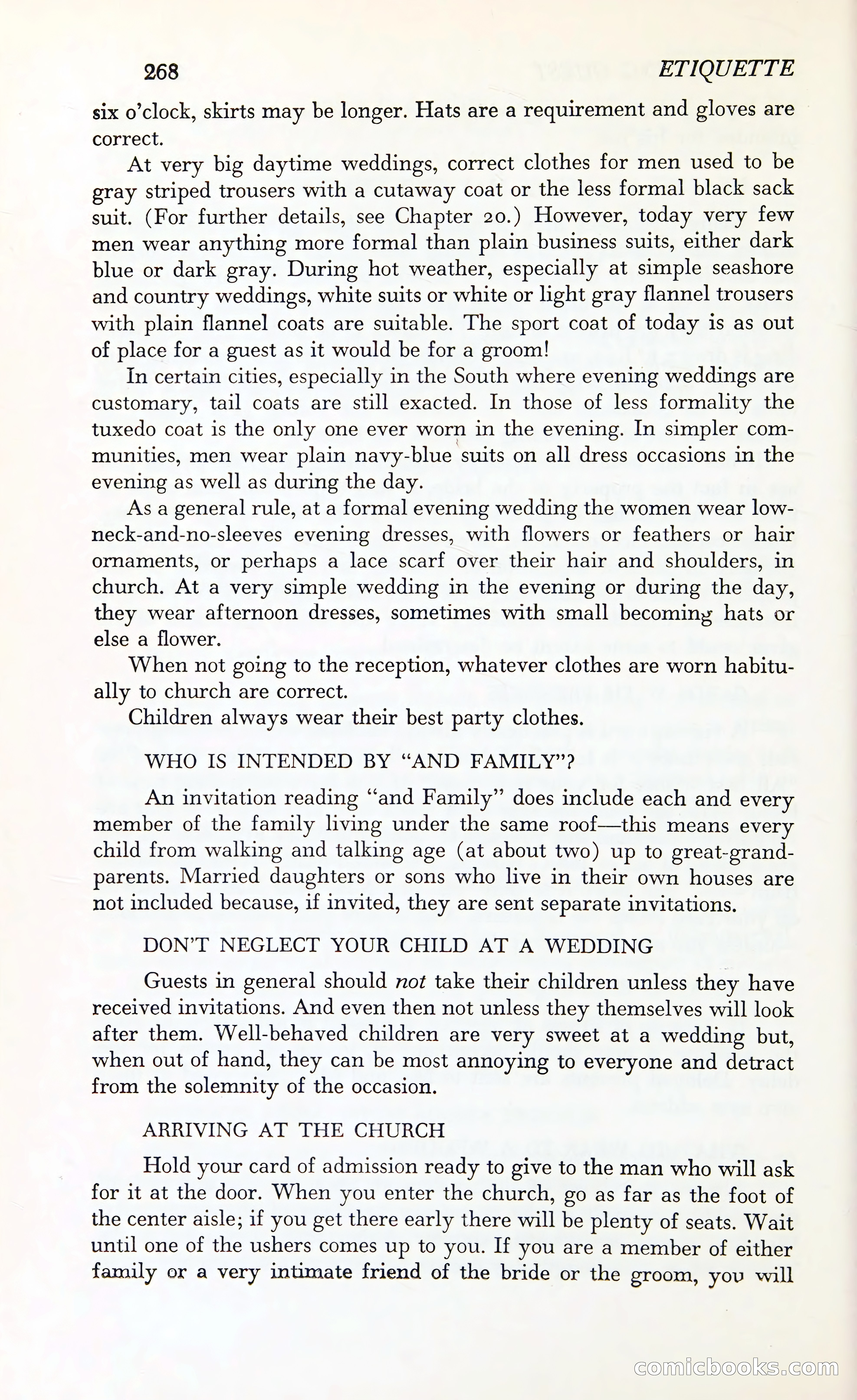 Etiquette: The Blue Book of Social Usage — page 313 of 399