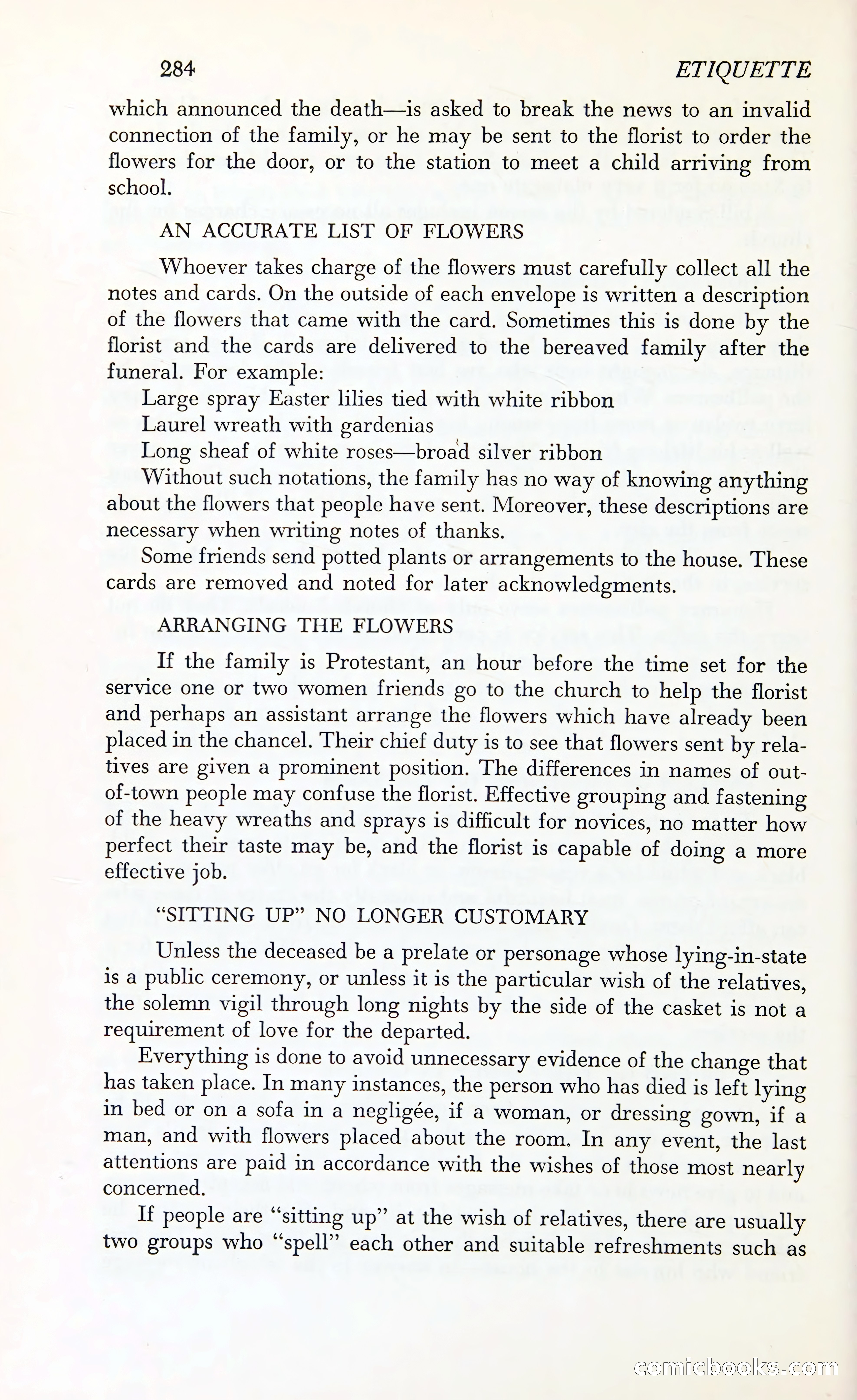 Etiquette: The Blue Book of Social Usage — page 329 of 399