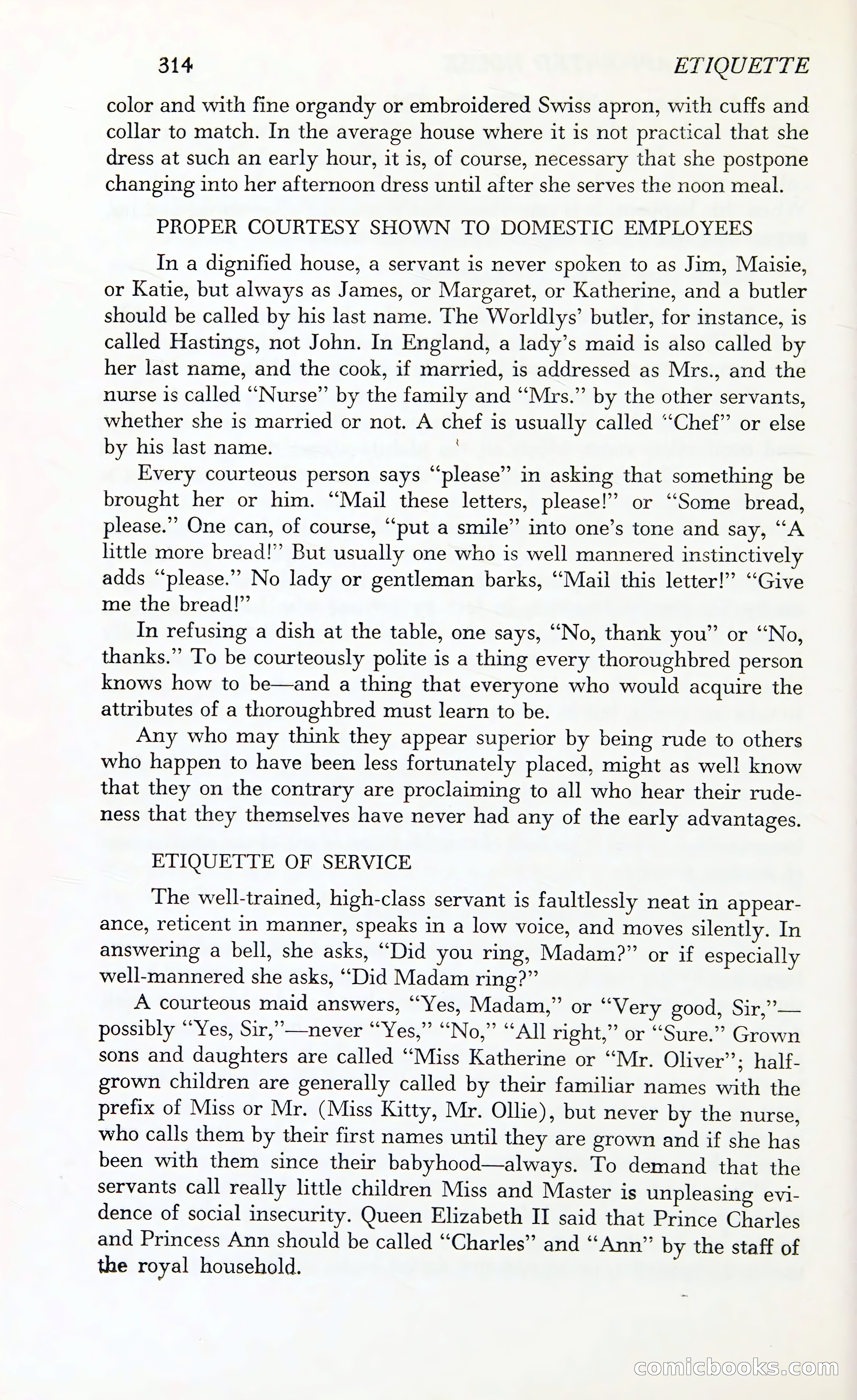 Etiquette: The Blue Book of Social Usage — page 359 of 399