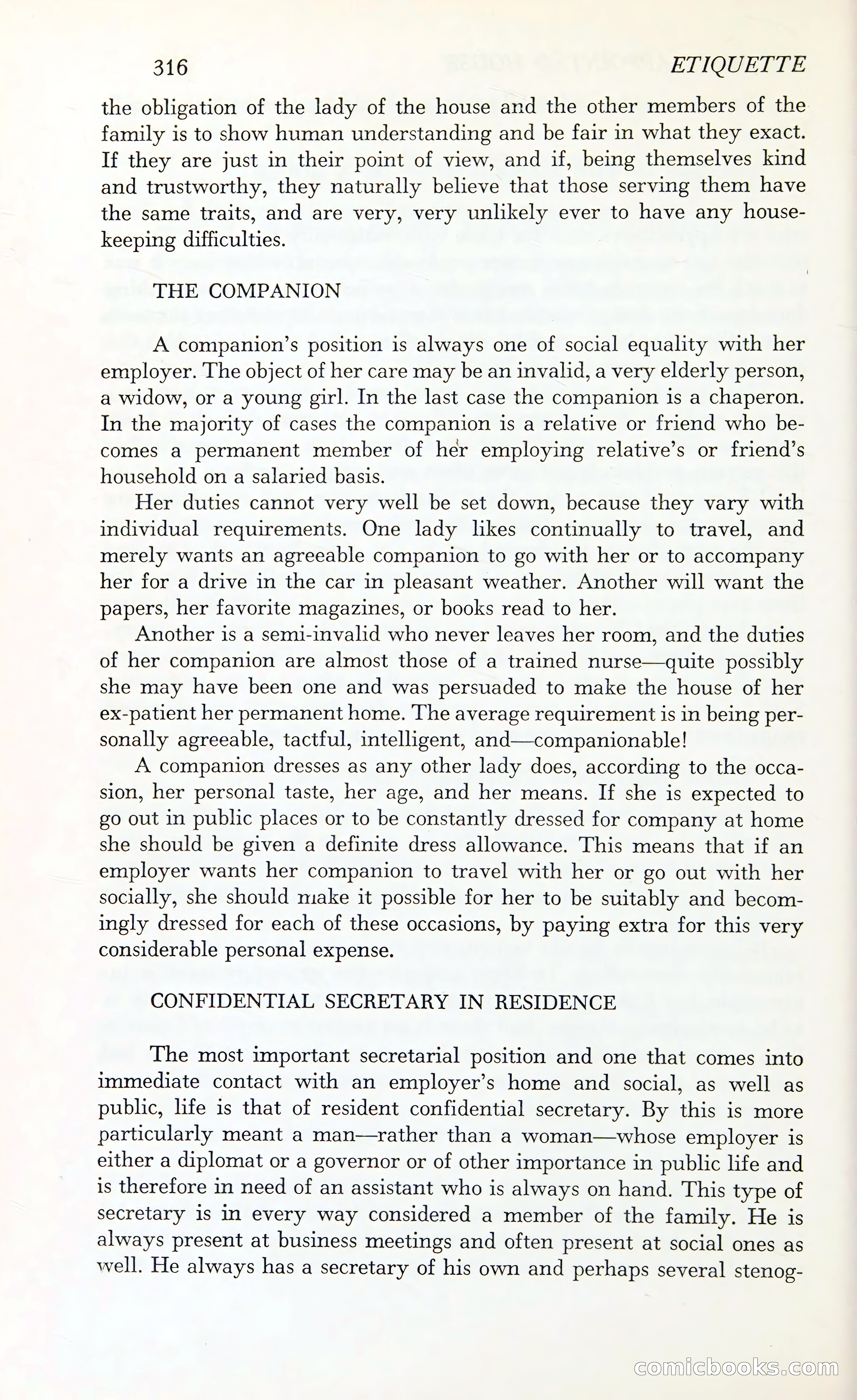 Etiquette: The Blue Book of Social Usage — page 361 of 399