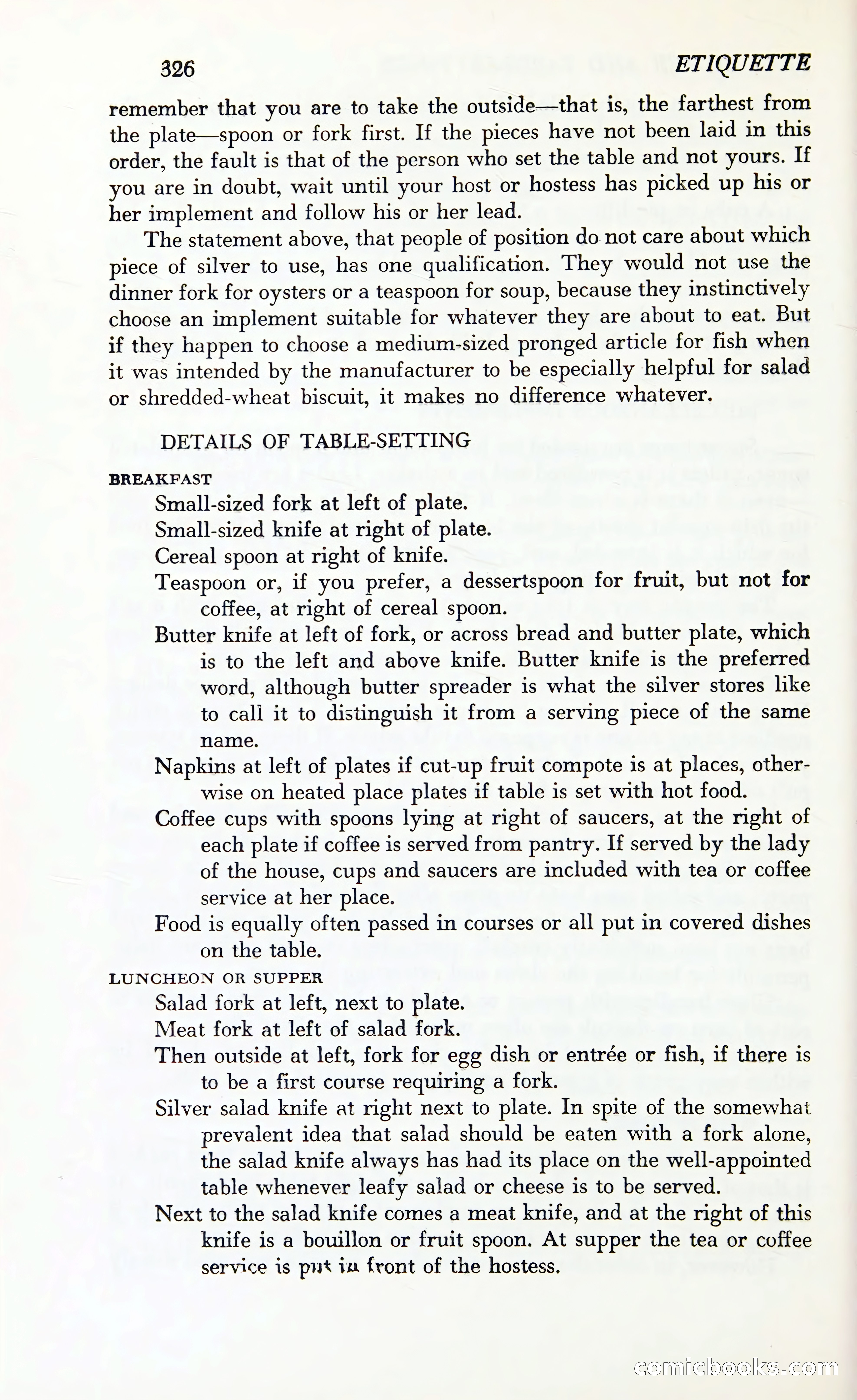 Etiquette: The Blue Book of Social Usage — page 373 of 399