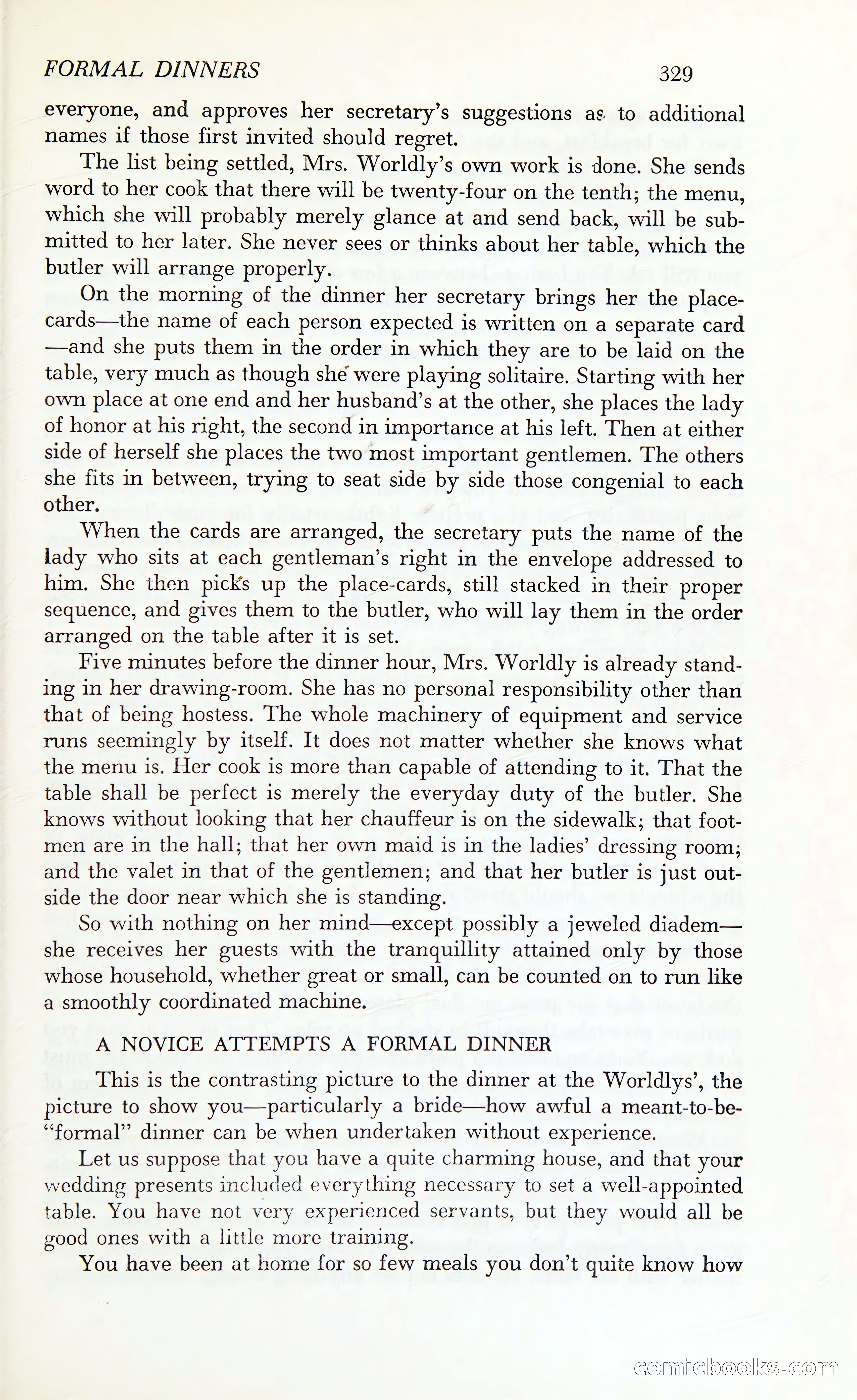 Etiquette: The Blue Book of Social Usage — page 376 of 399