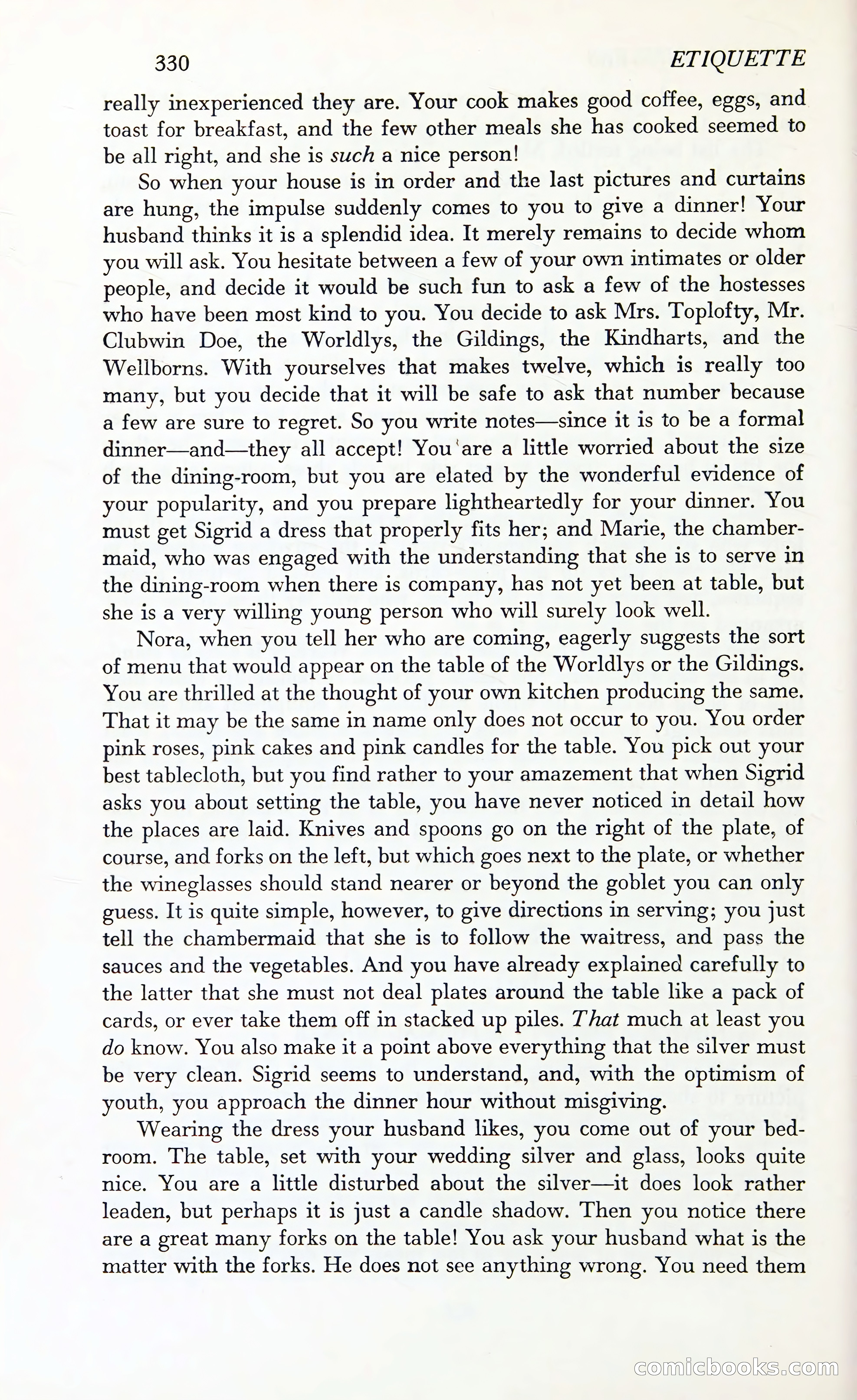 Etiquette: The Blue Book of Social Usage — page 377 of 399