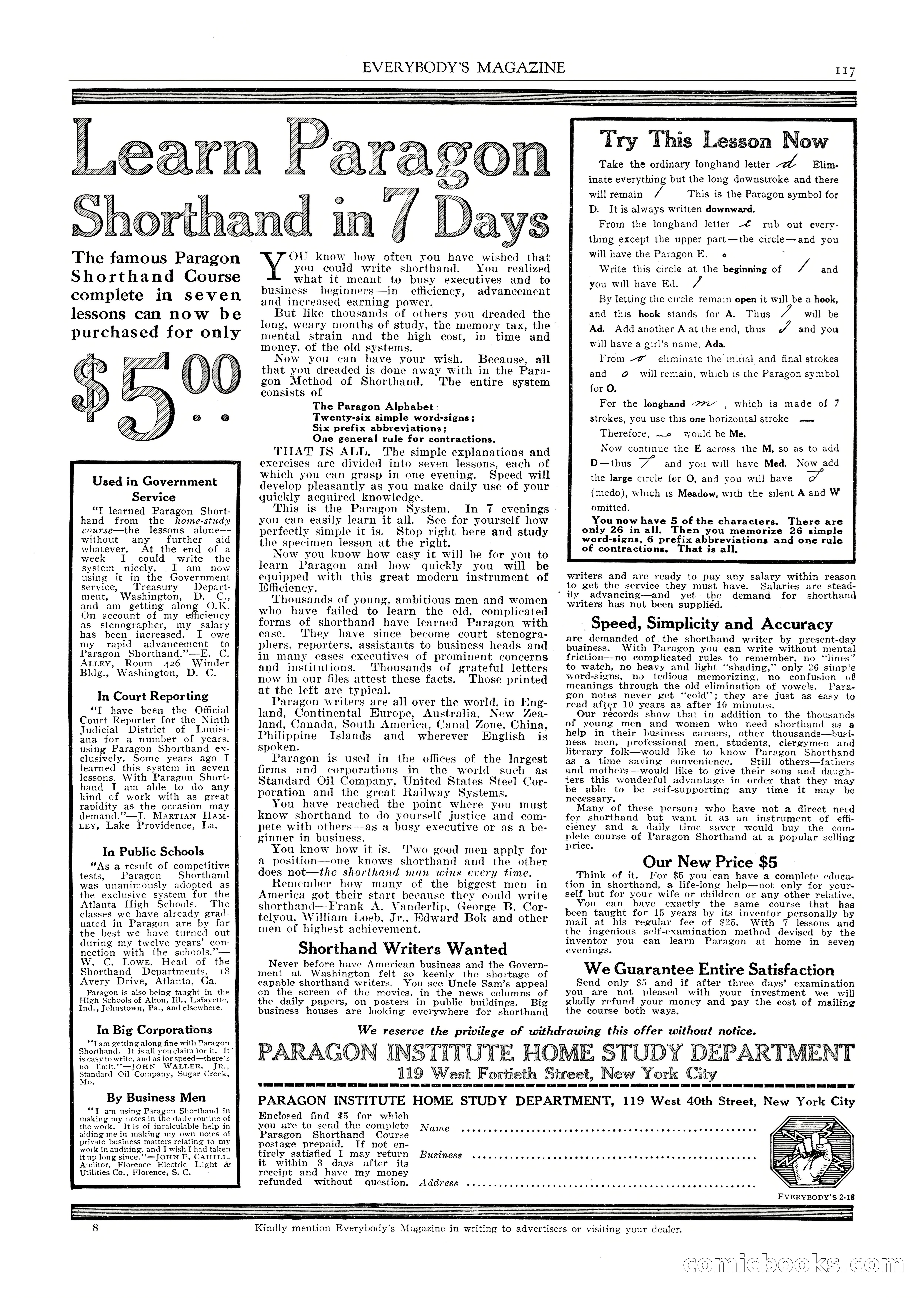 Everybody's Magazine — page 119 of 136