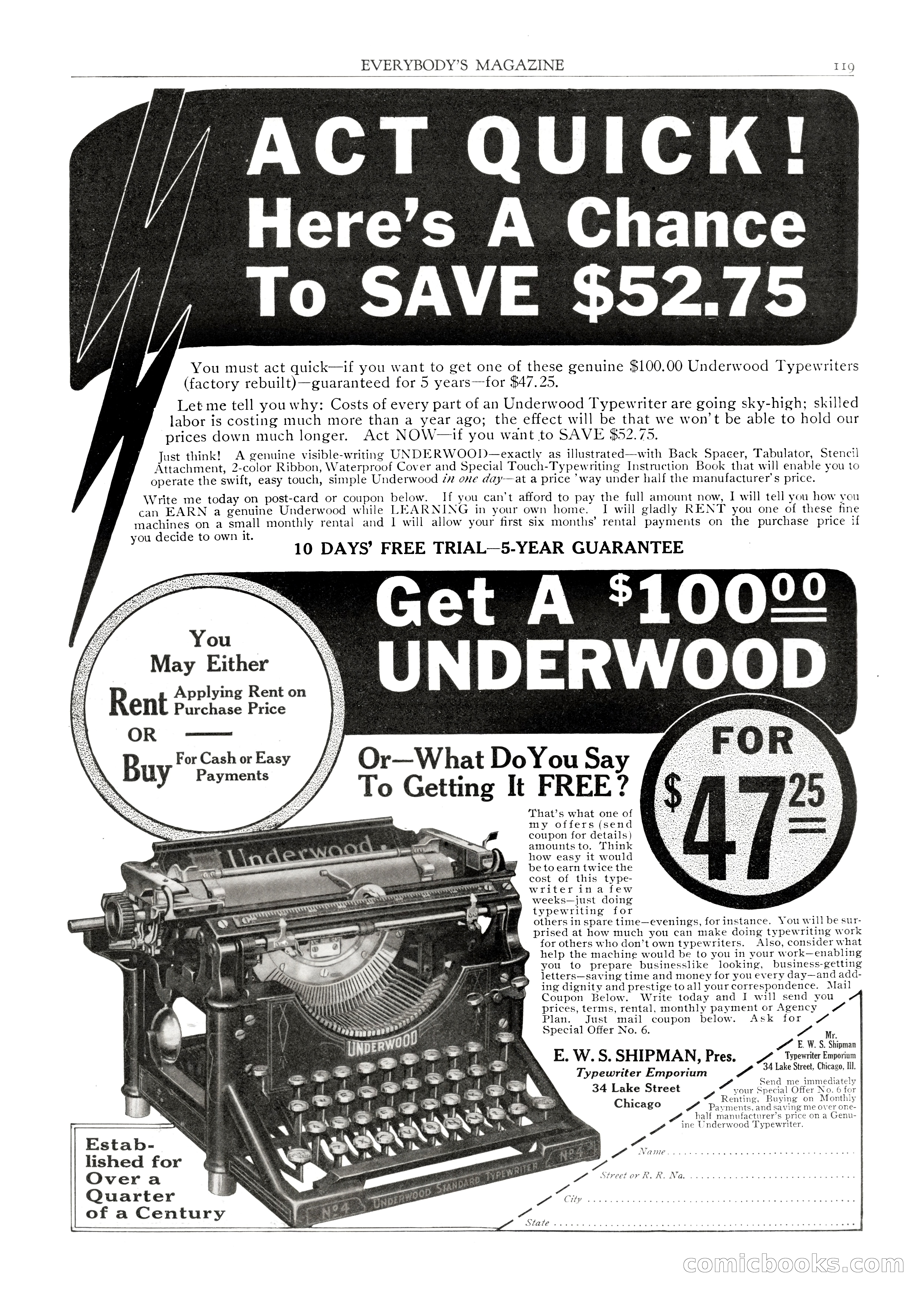 Everybody's Magazine — page 121 of 136