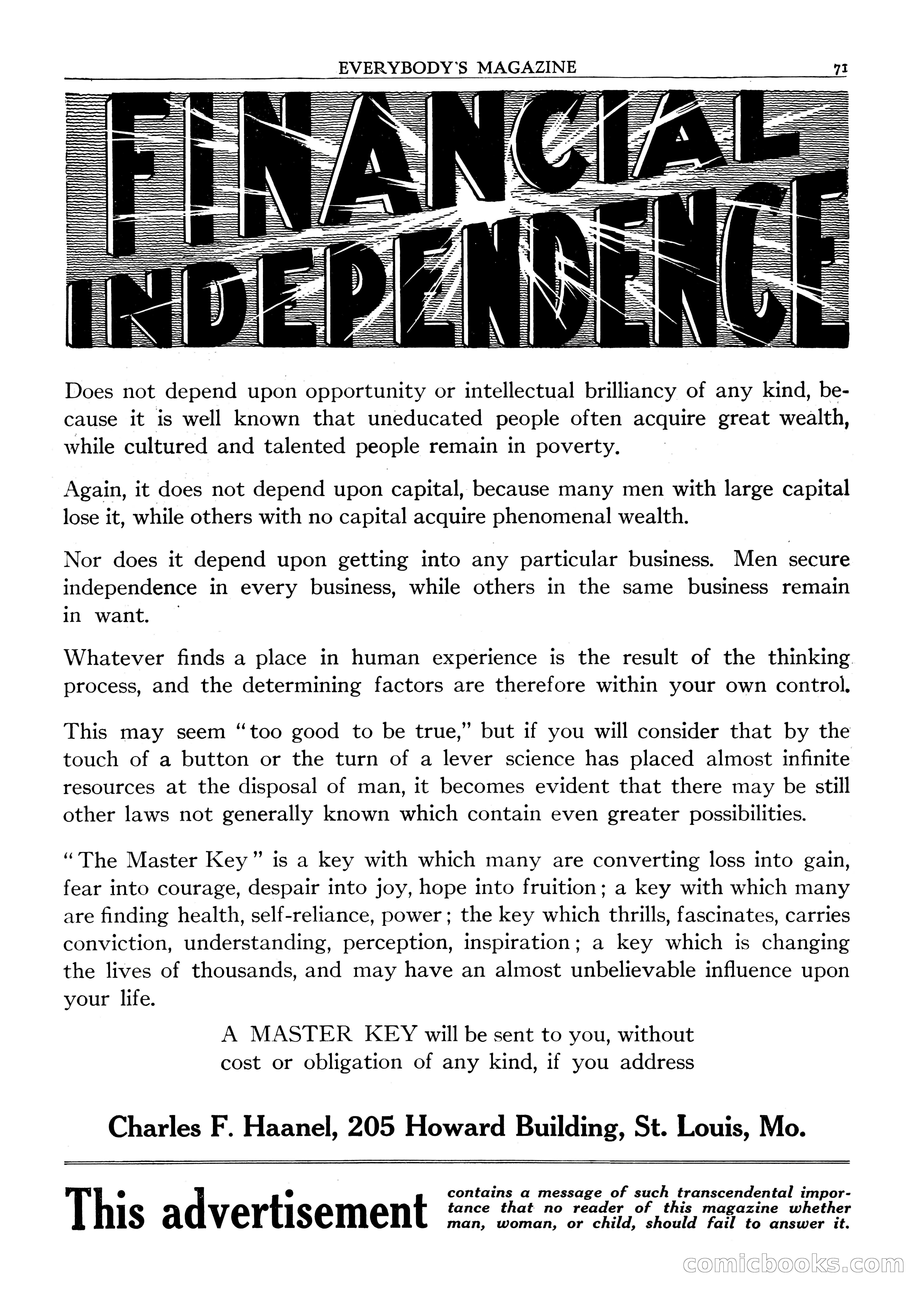 Everybody's Magazine, December 1919 — page 73 of 118