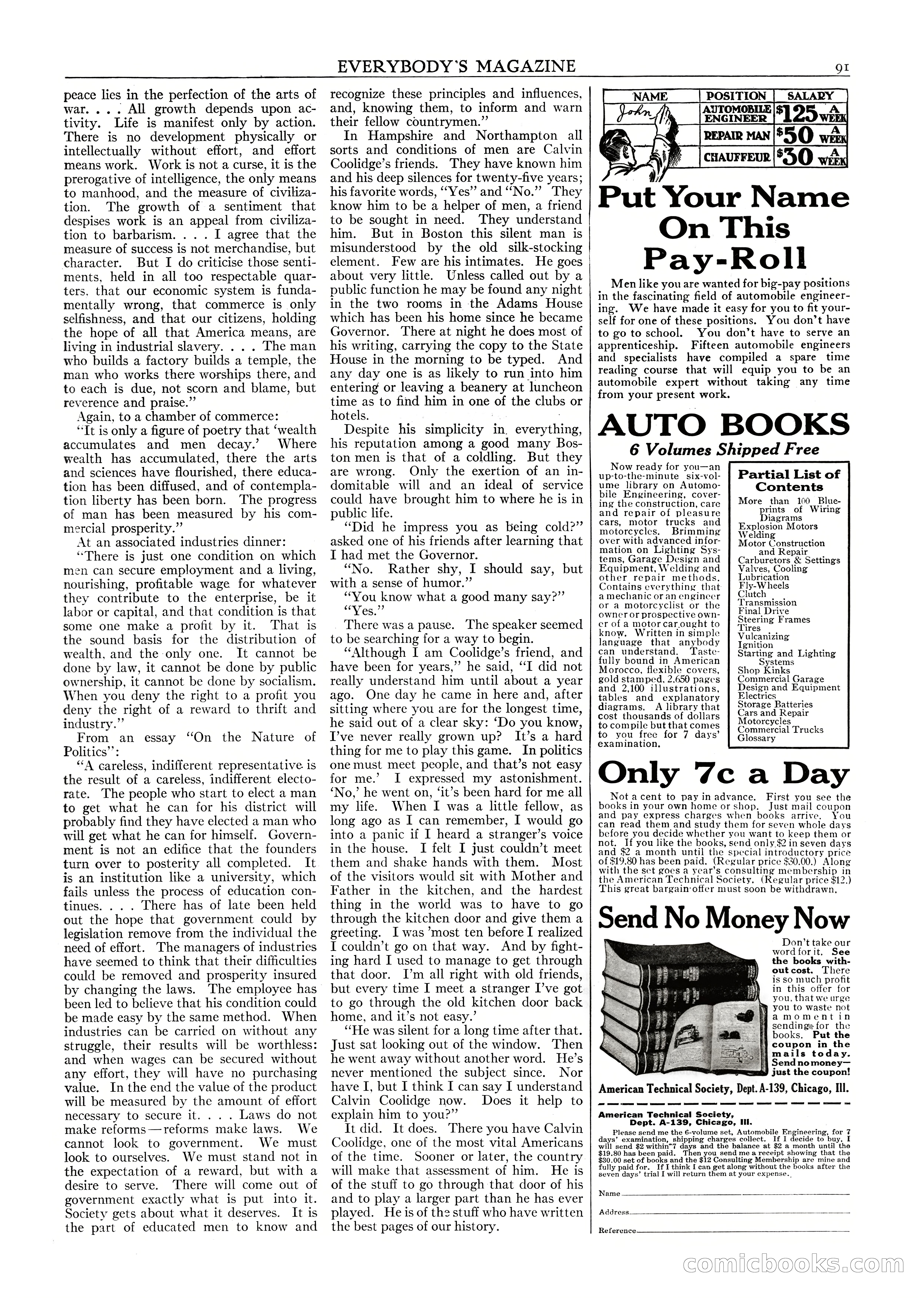 Everybody's Magazine, December 1919 — page 93 of 118