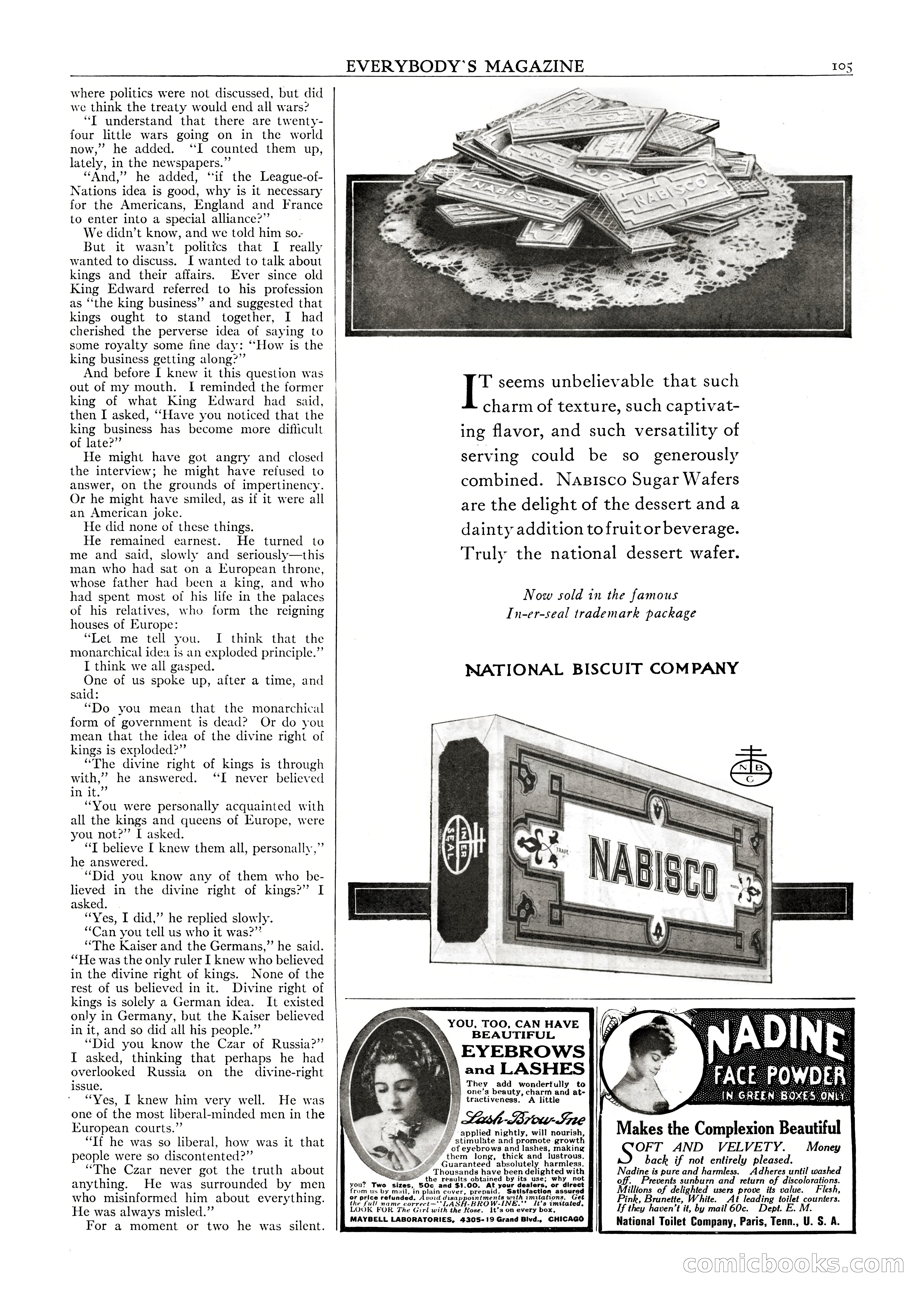 Everybody's Magazine, December 1919 — page 107 of 118