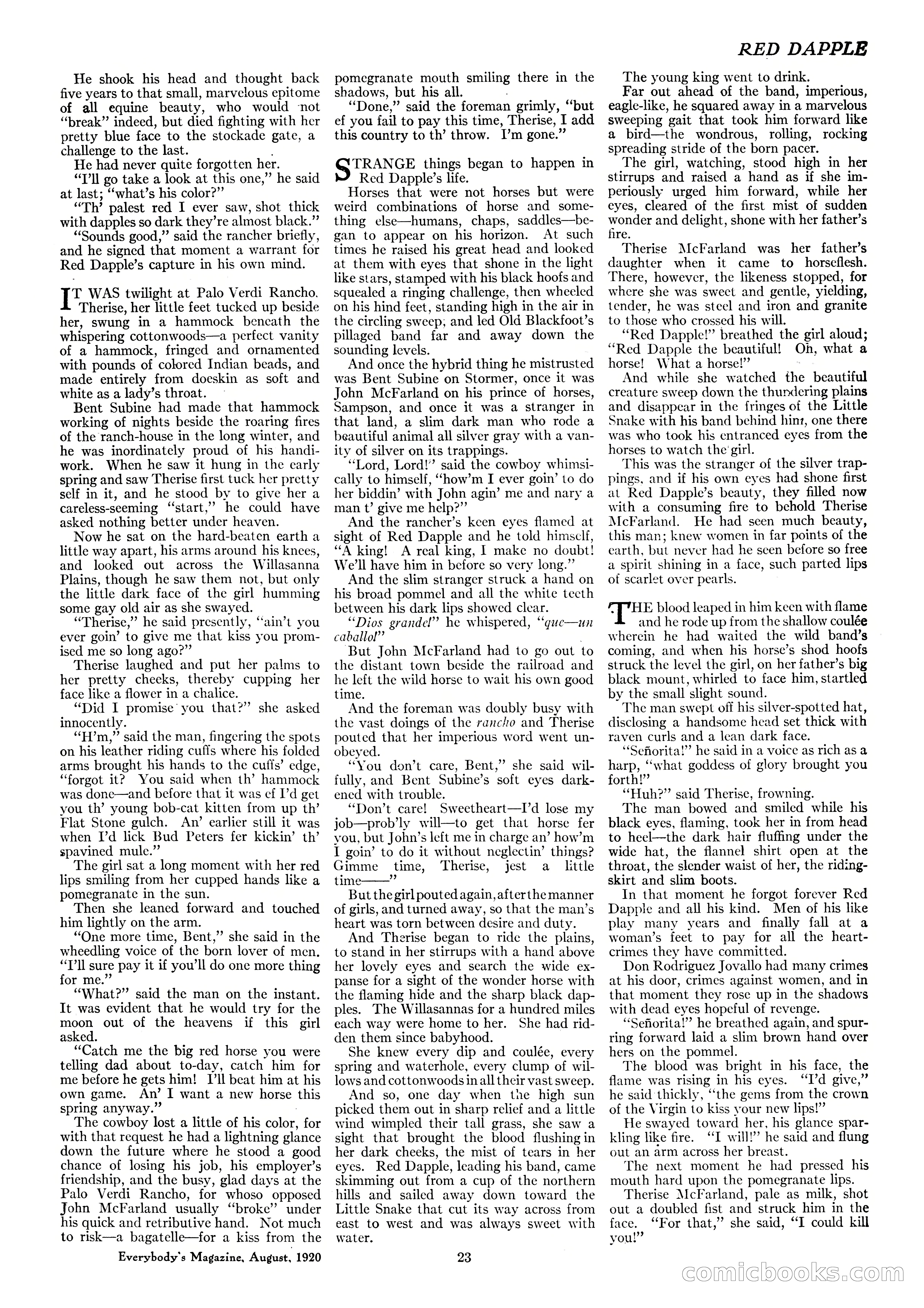 Everybody's Magazine, August 1920 — page 25 of 102
