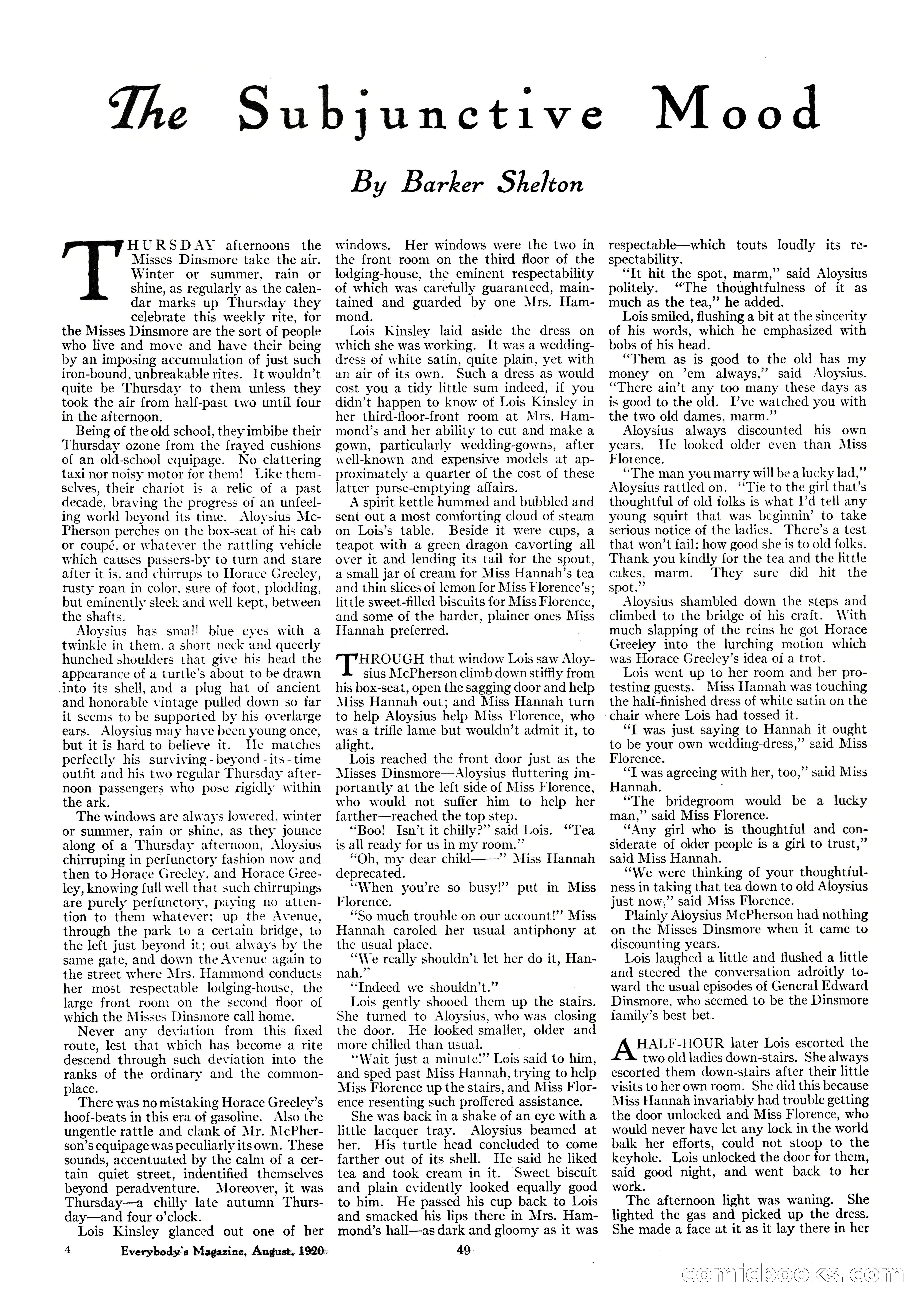 Everybody's Magazine, August 1920 — page 51 of 102