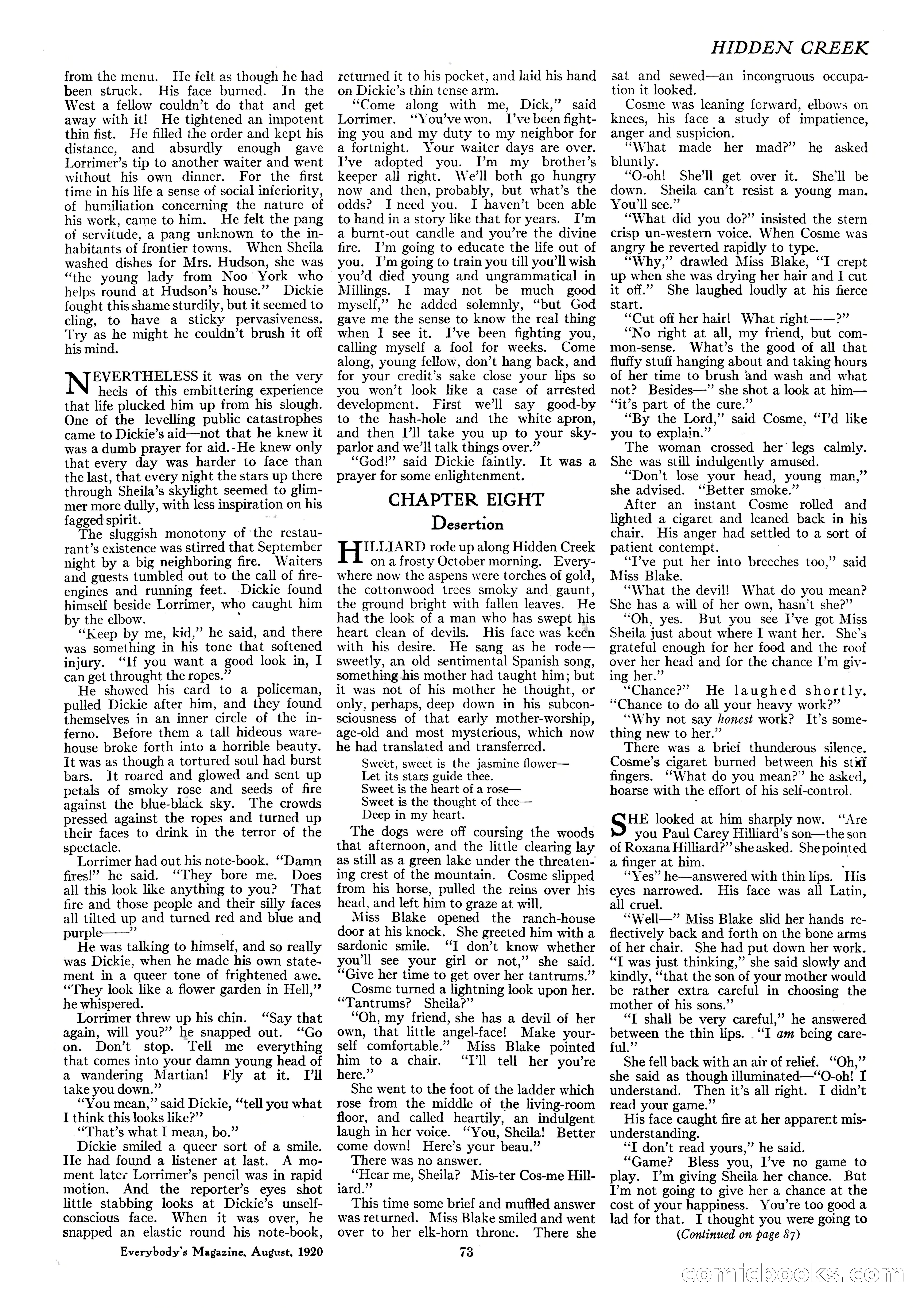 Everybody's Magazine, August 1920 — page 75 of 102