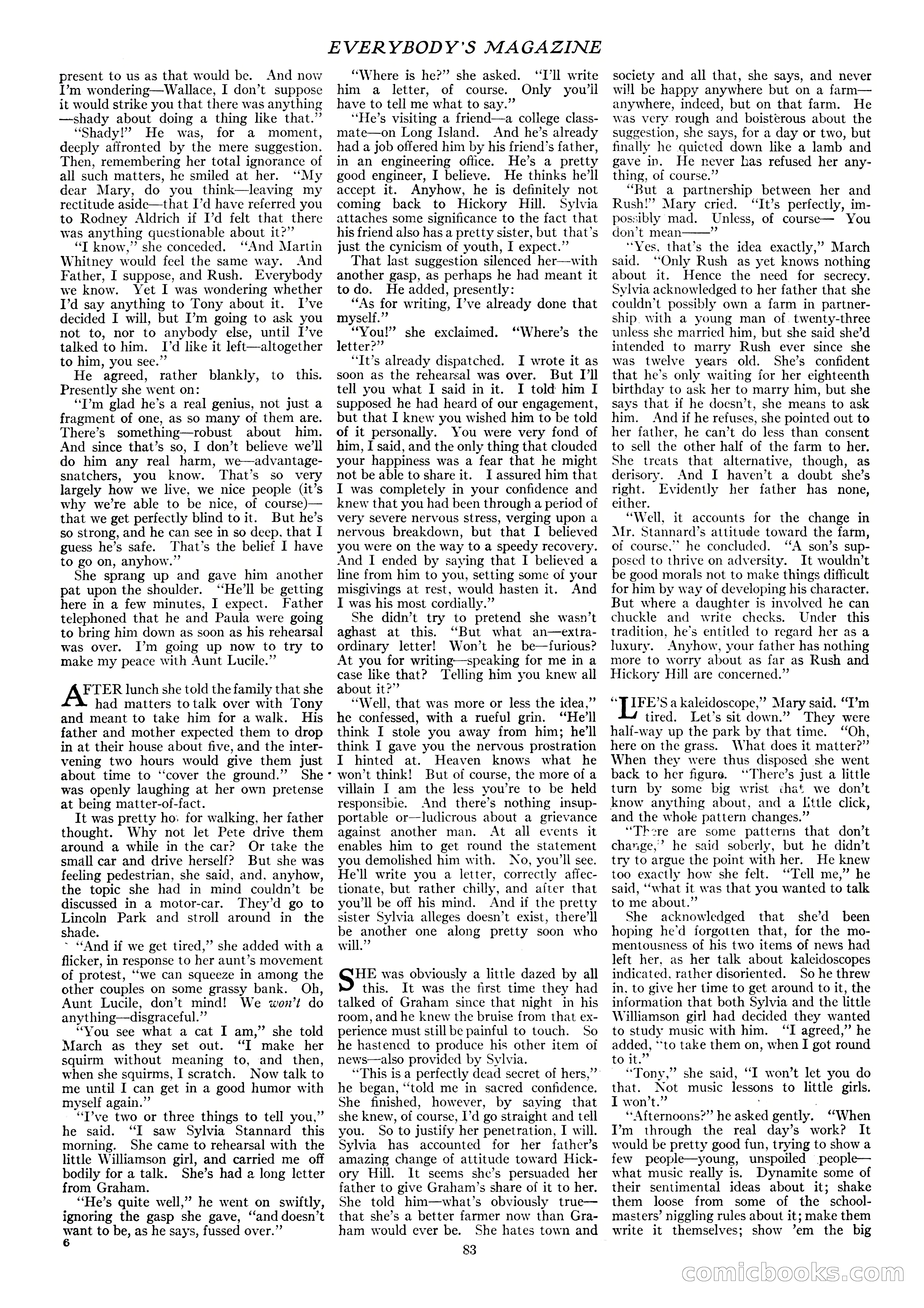 Everybody's Magazine, August 1920 — page 85 of 102