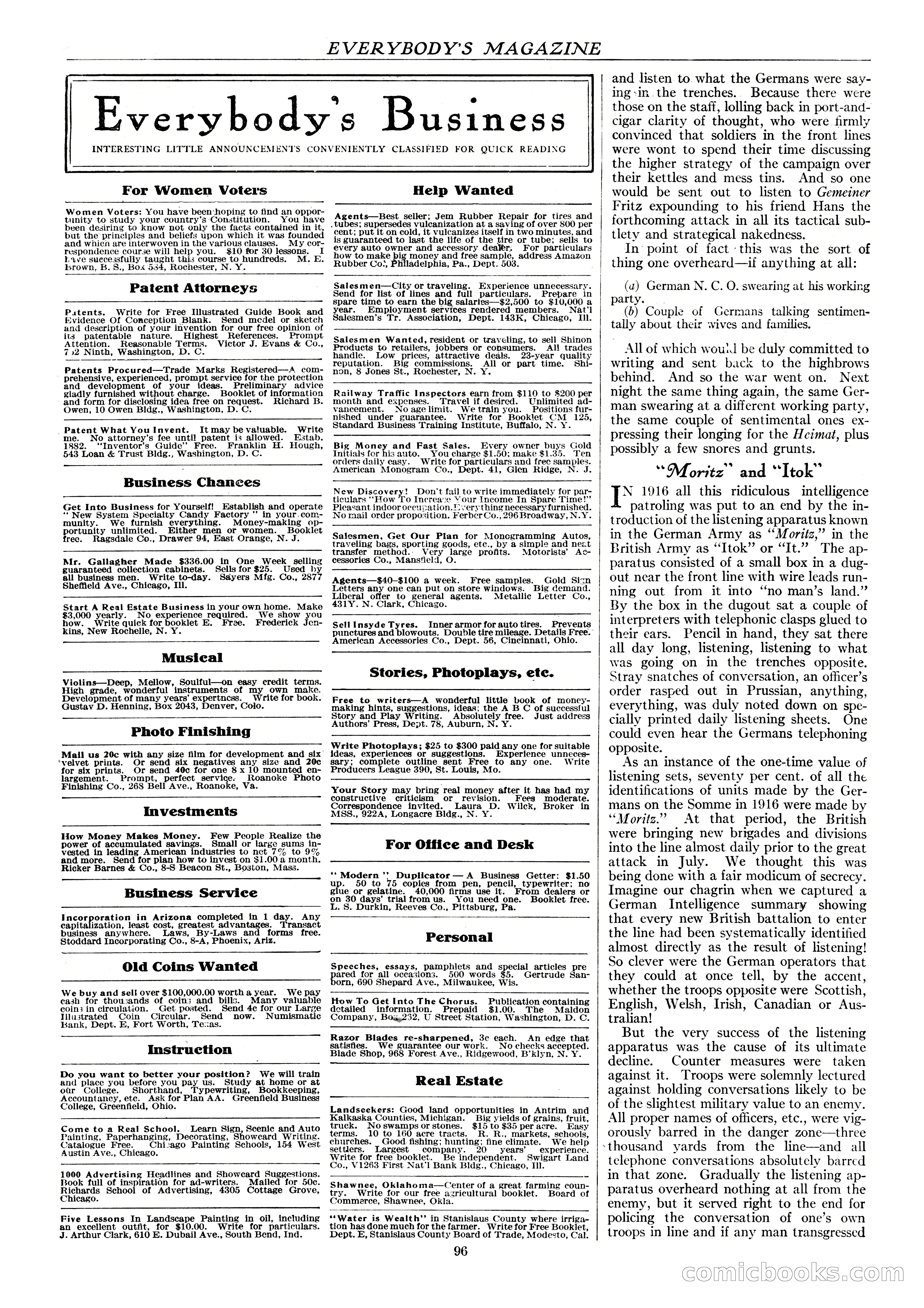 Everybody's Magazine, August 1920 — page 98 of 102