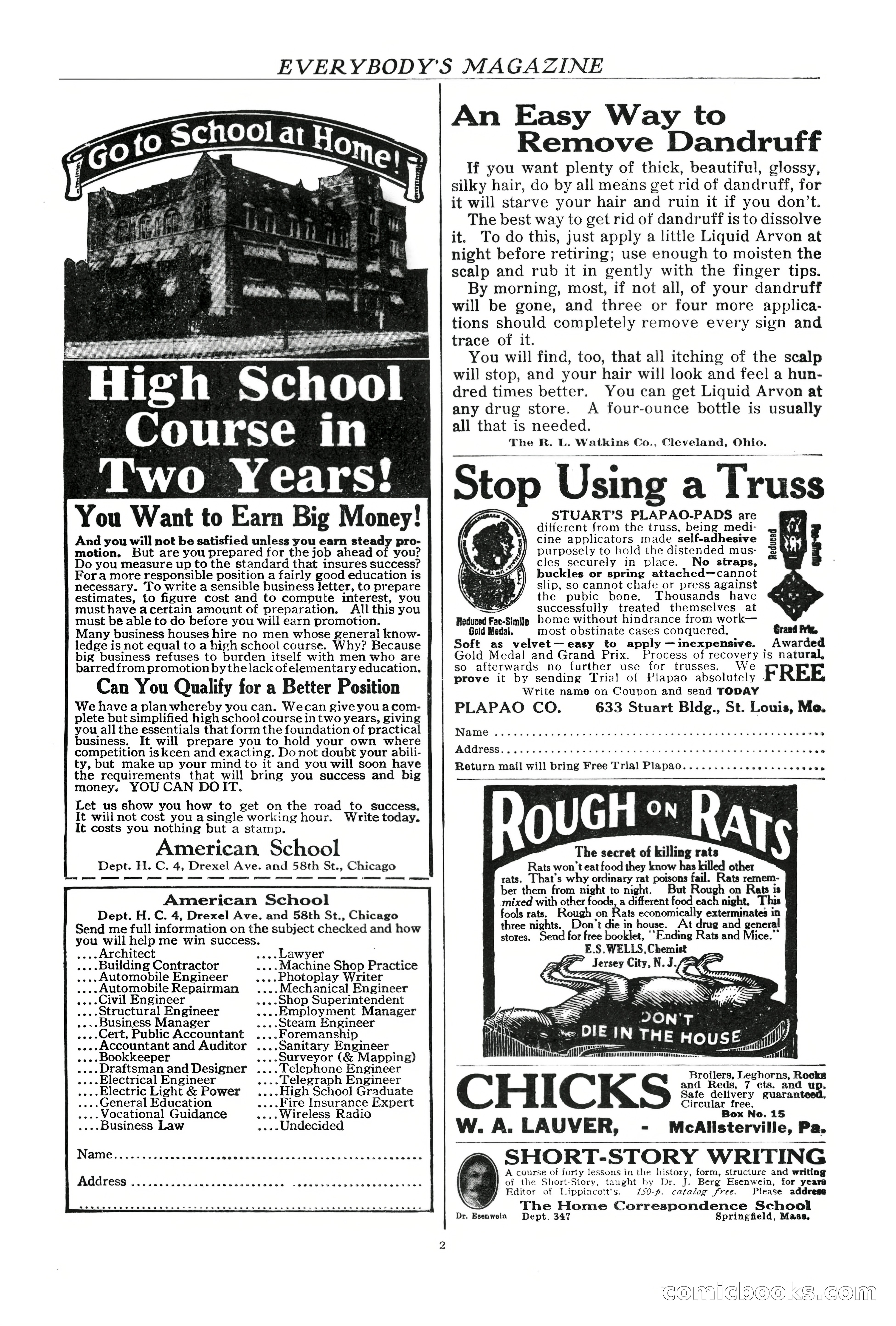 Everybody's Magazine, August 1922 — page 4 of 196
