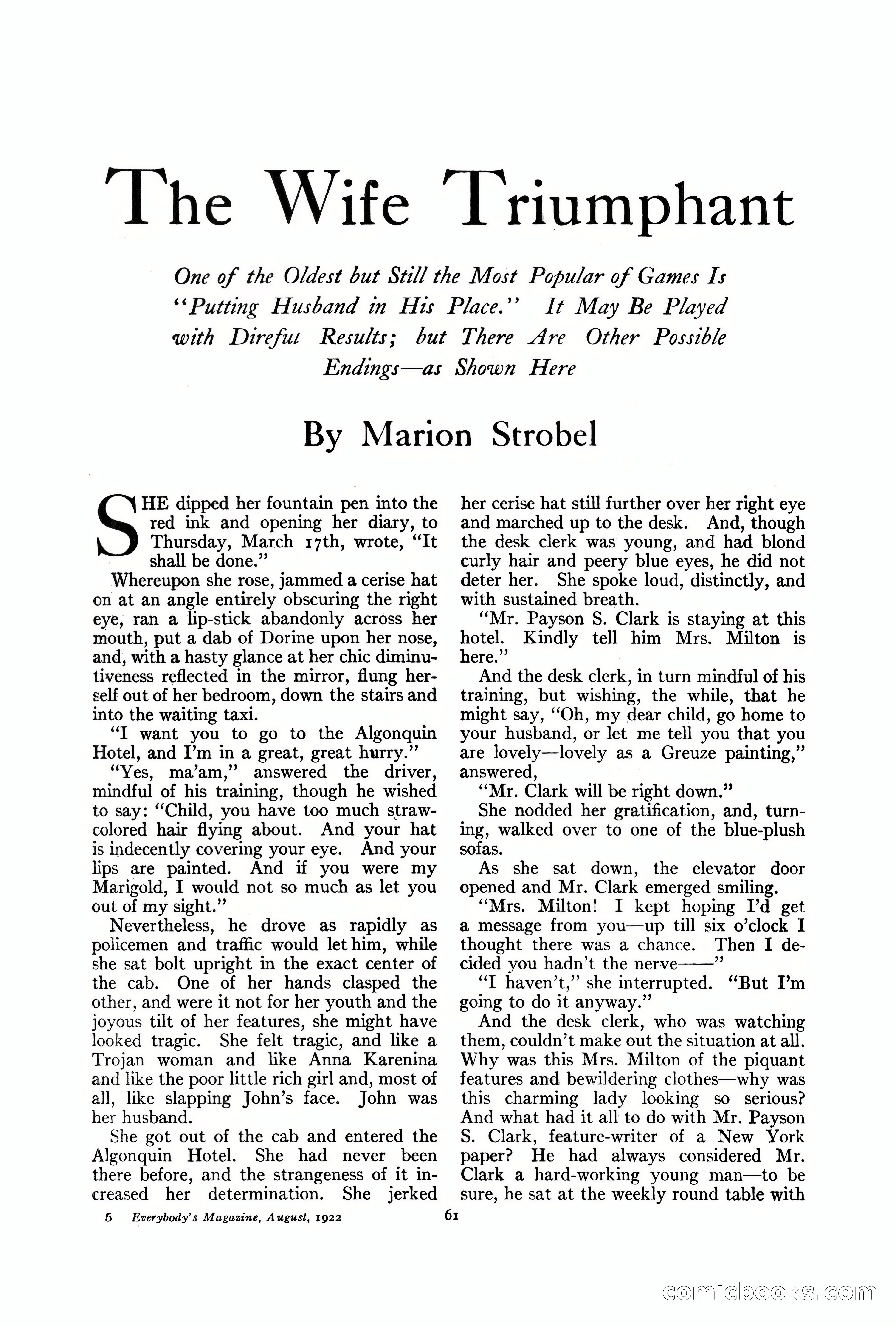 Everybody's Magazine, August 1922 — page 67 of 196