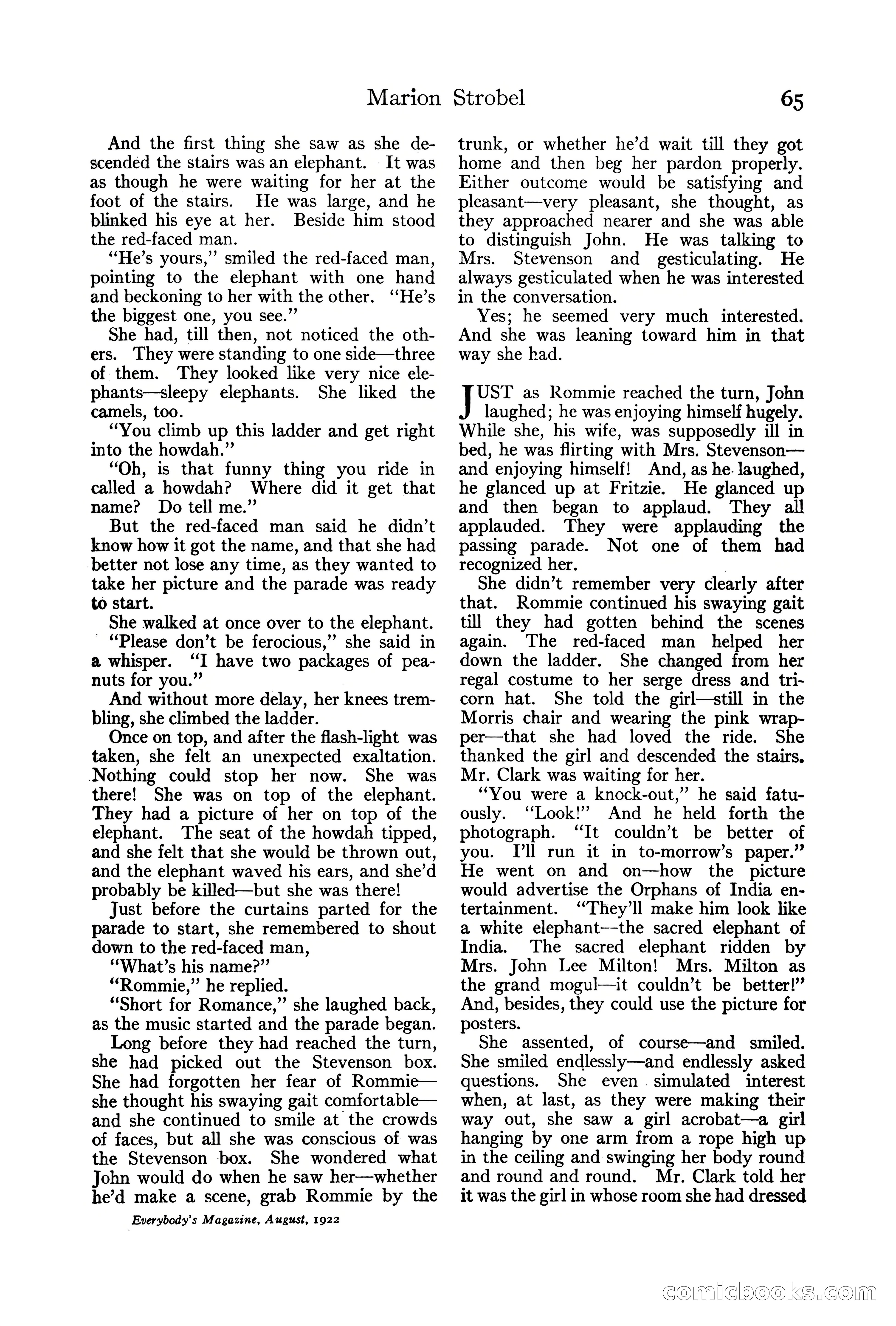 Everybody's Magazine, August 1922 — page 71 of 196
