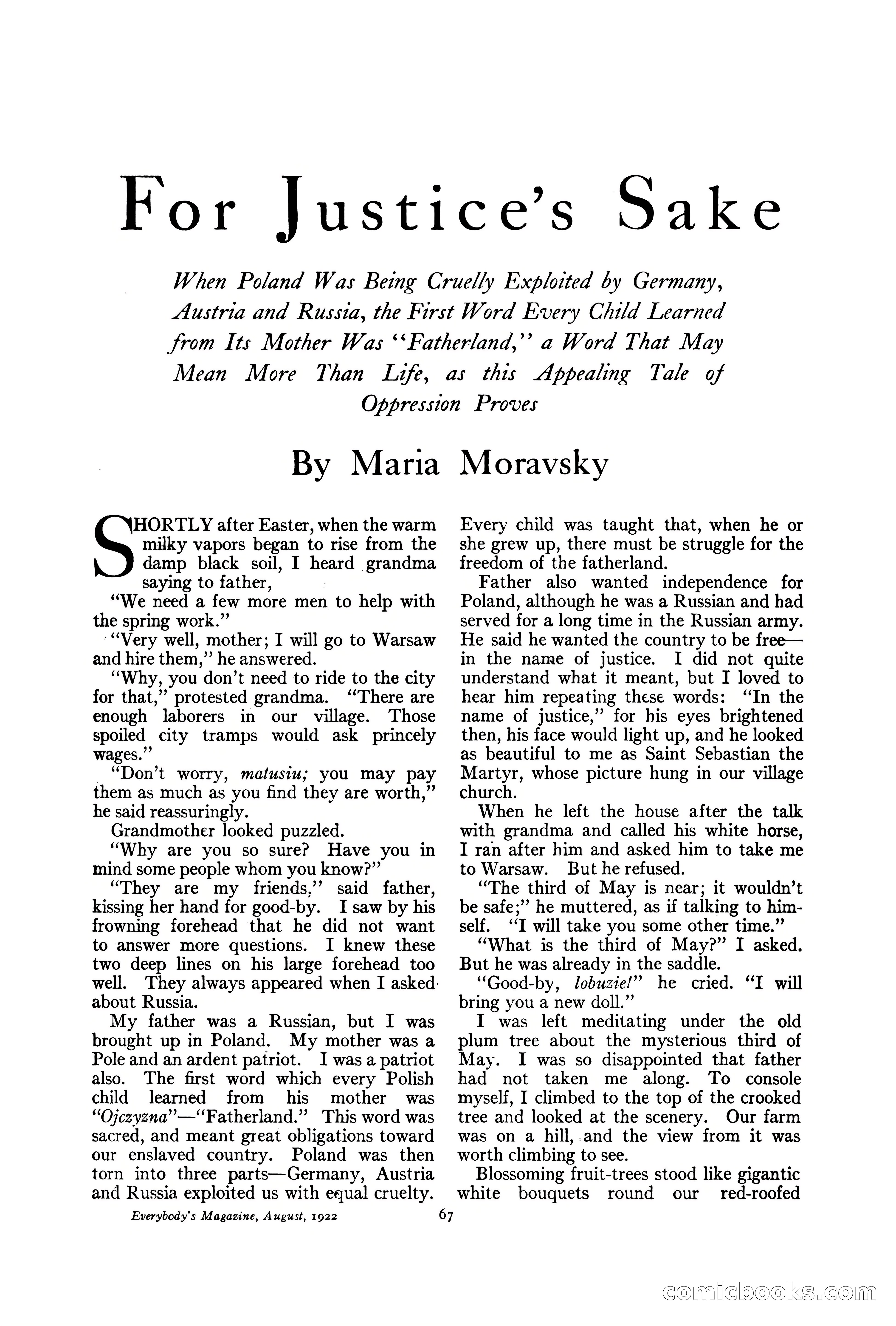 Everybody's Magazine, August 1922 — page 73 of 196