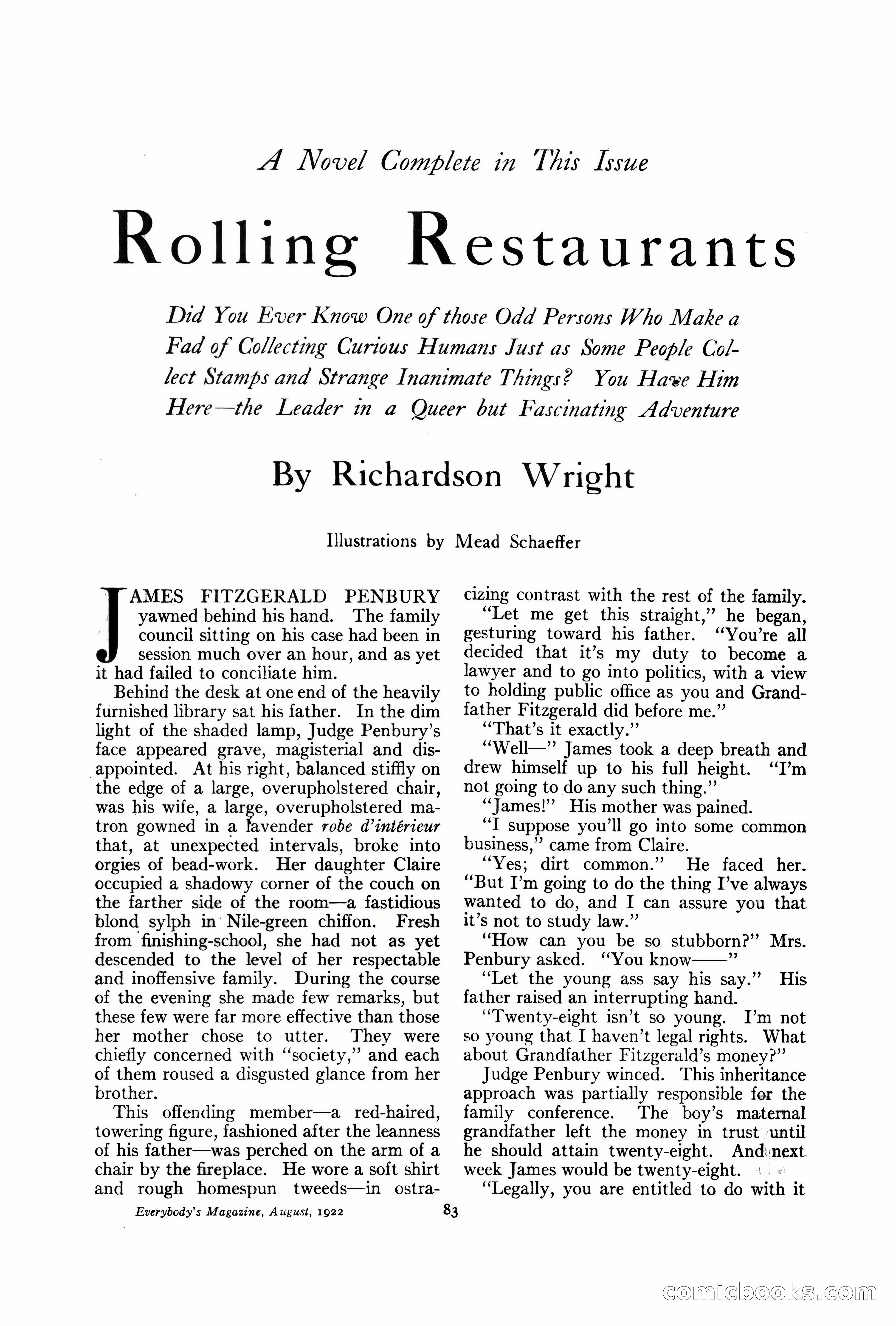 Everybody's Magazine, August 1922 — page 89 of 196