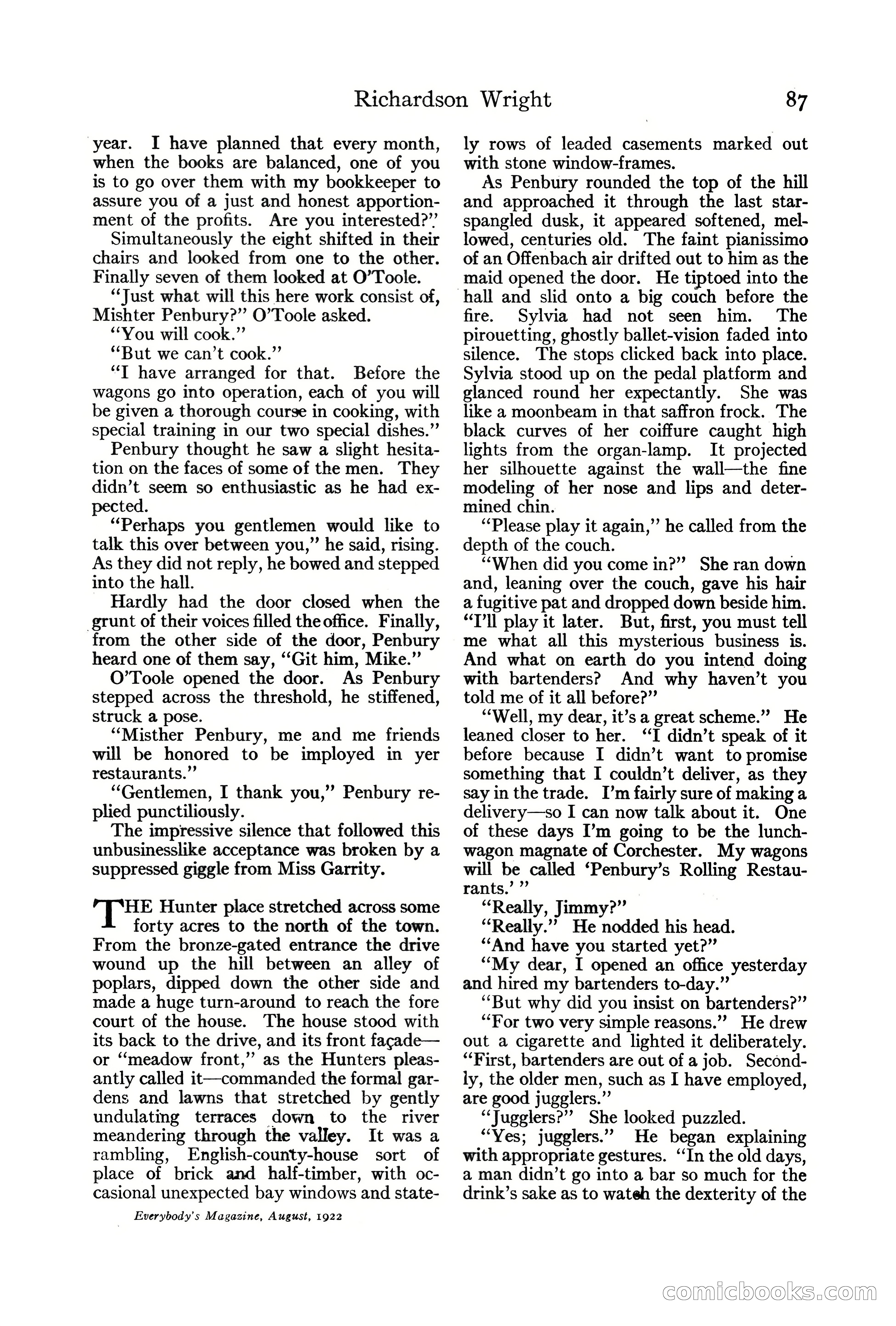 Everybody's Magazine, August 1922 — page 93 of 196