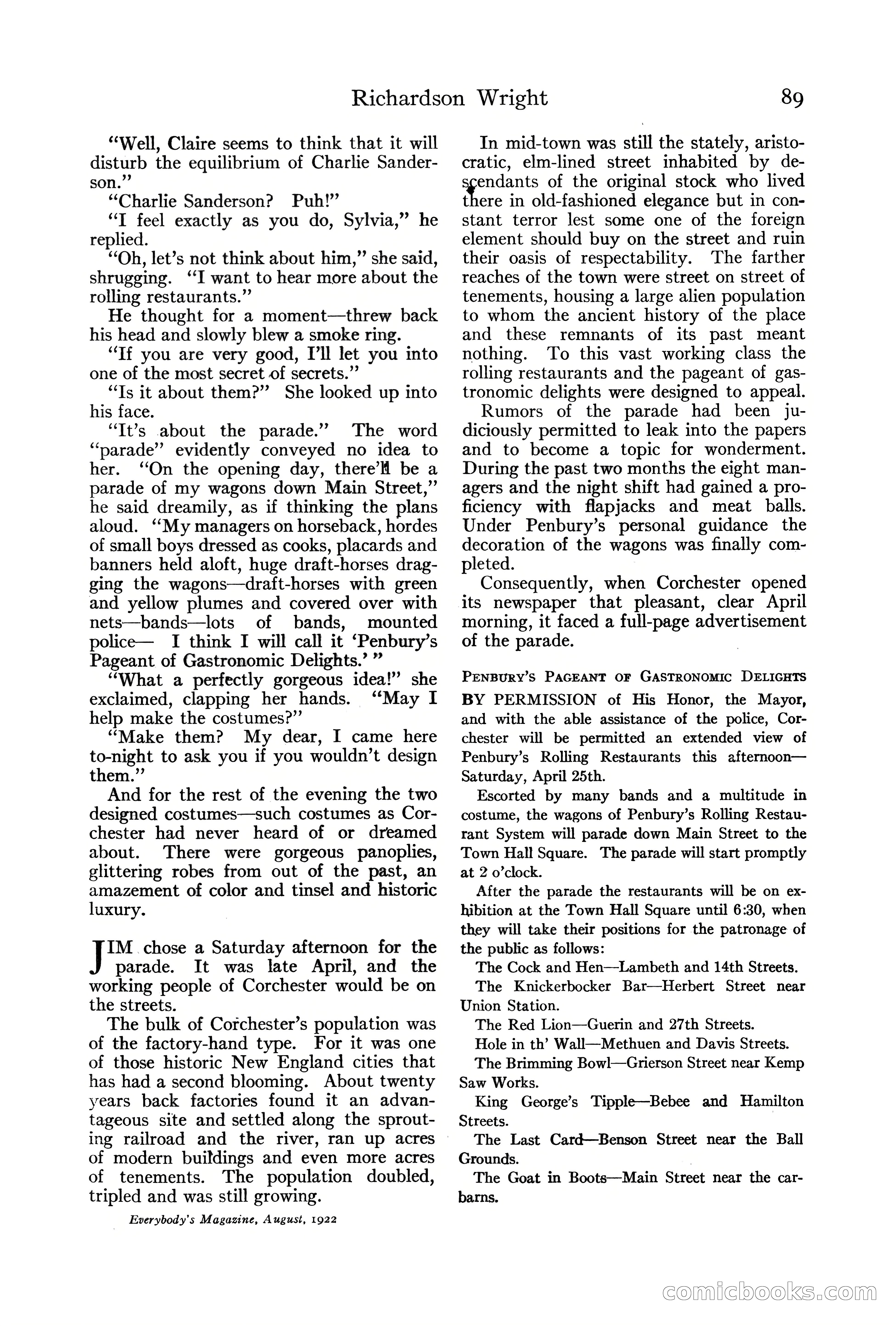 Everybody's Magazine, August 1922 — page 95 of 196