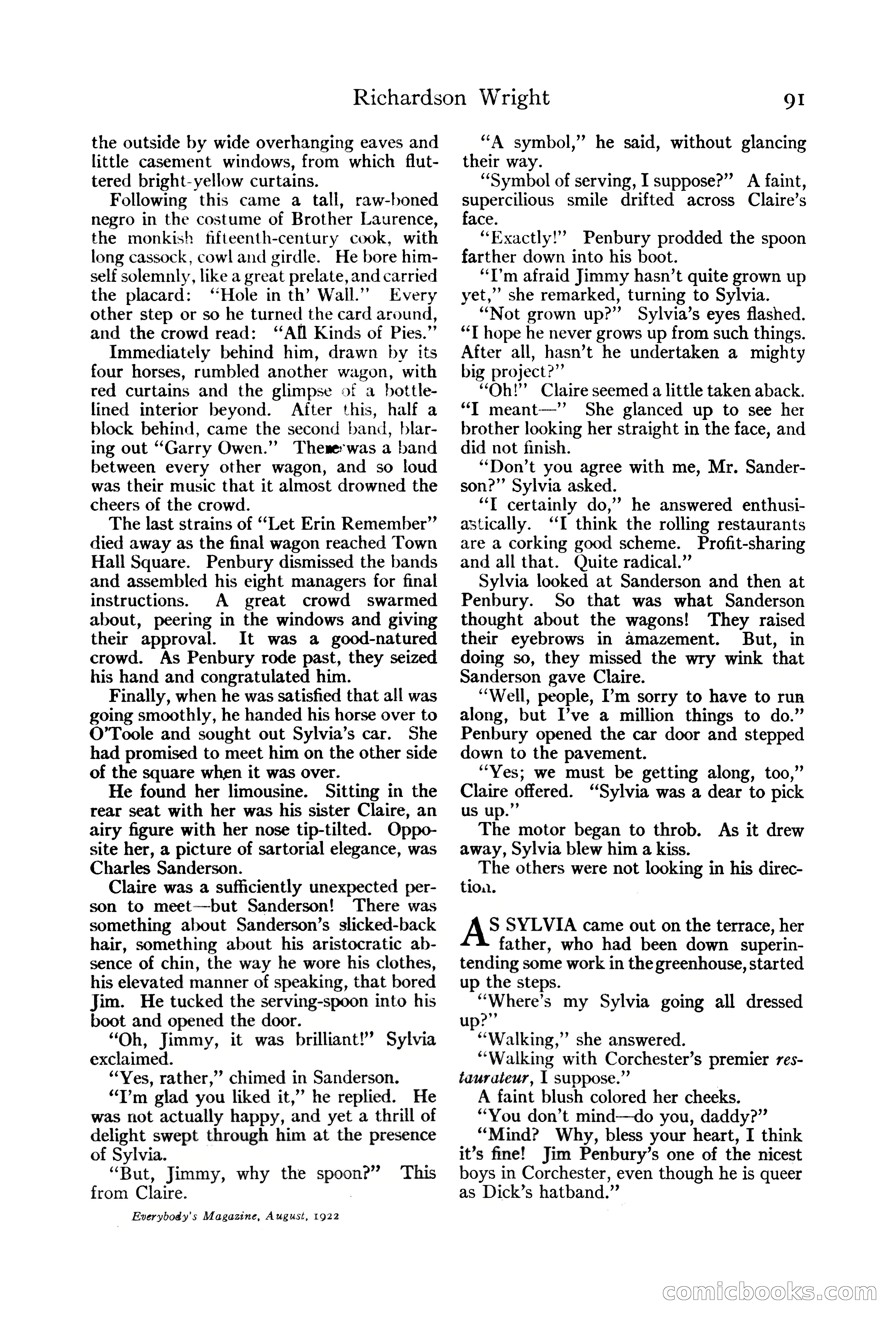 Everybody's Magazine, August 1922 — page 97 of 196