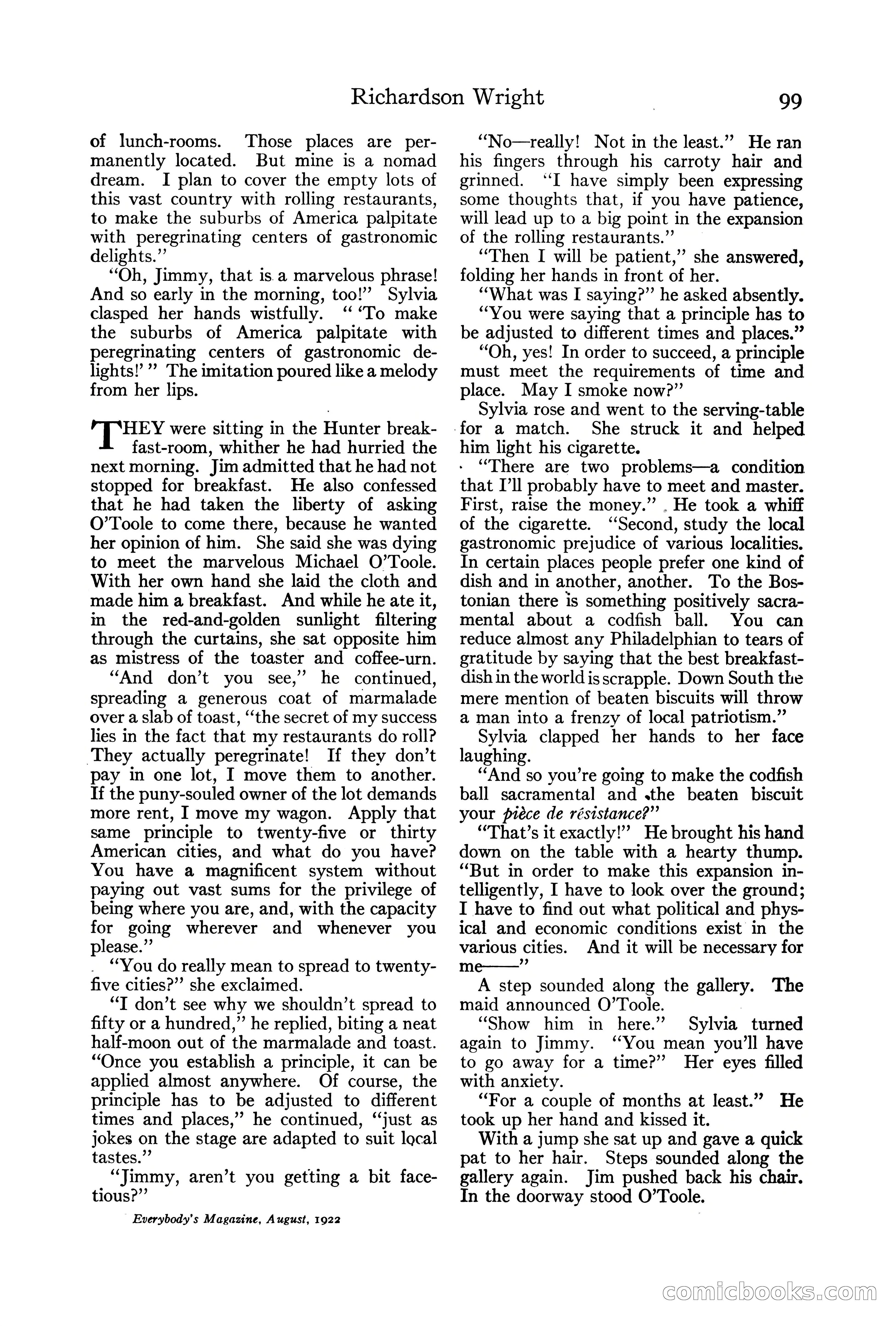 Everybody's Magazine, August 1922 — page 105 of 196