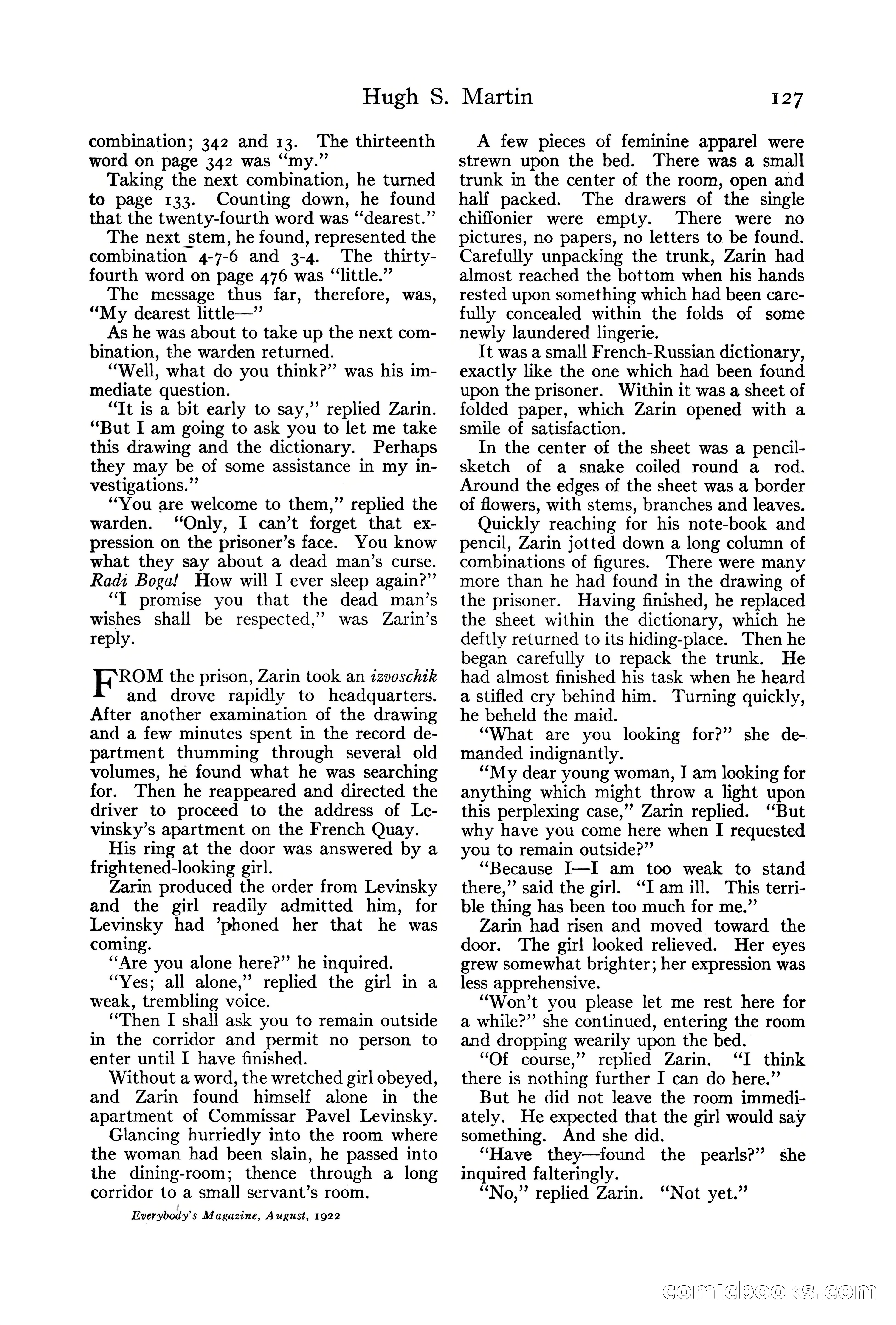 Everybody's Magazine, August 1922 — page 133 of 196