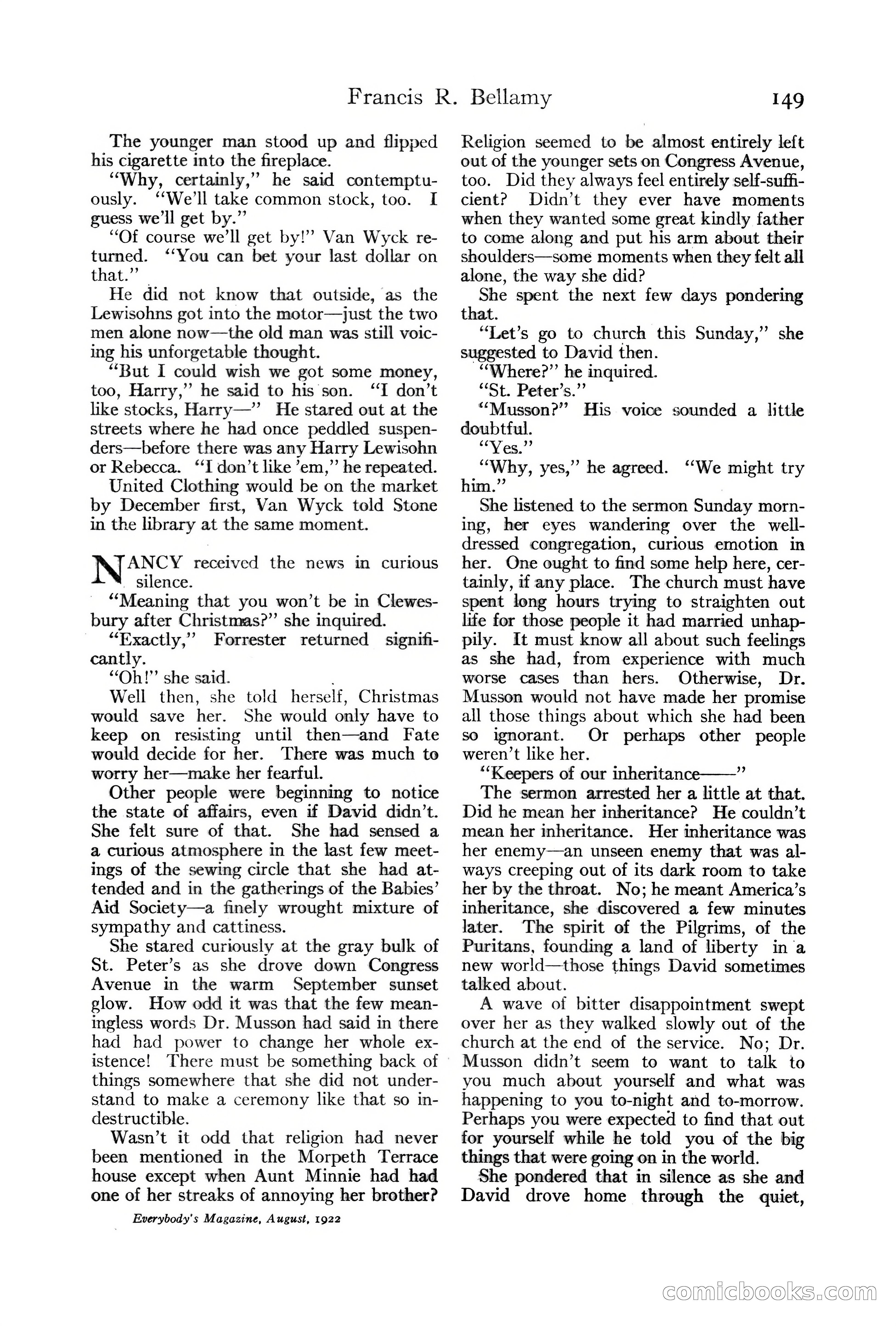 Everybody's Magazine, August 1922 — page 155 of 196