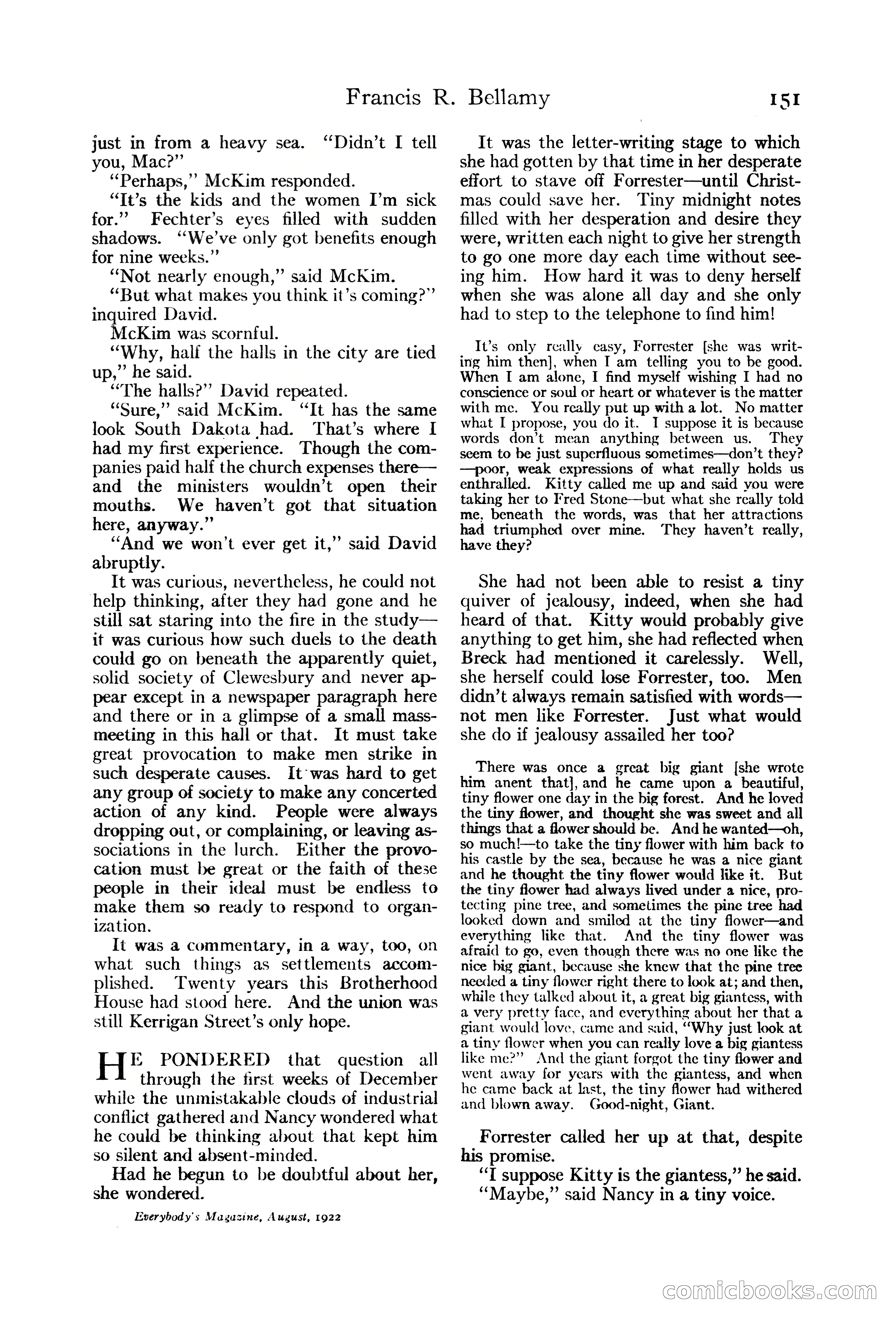 Everybody's Magazine, August 1922 — page 157 of 196