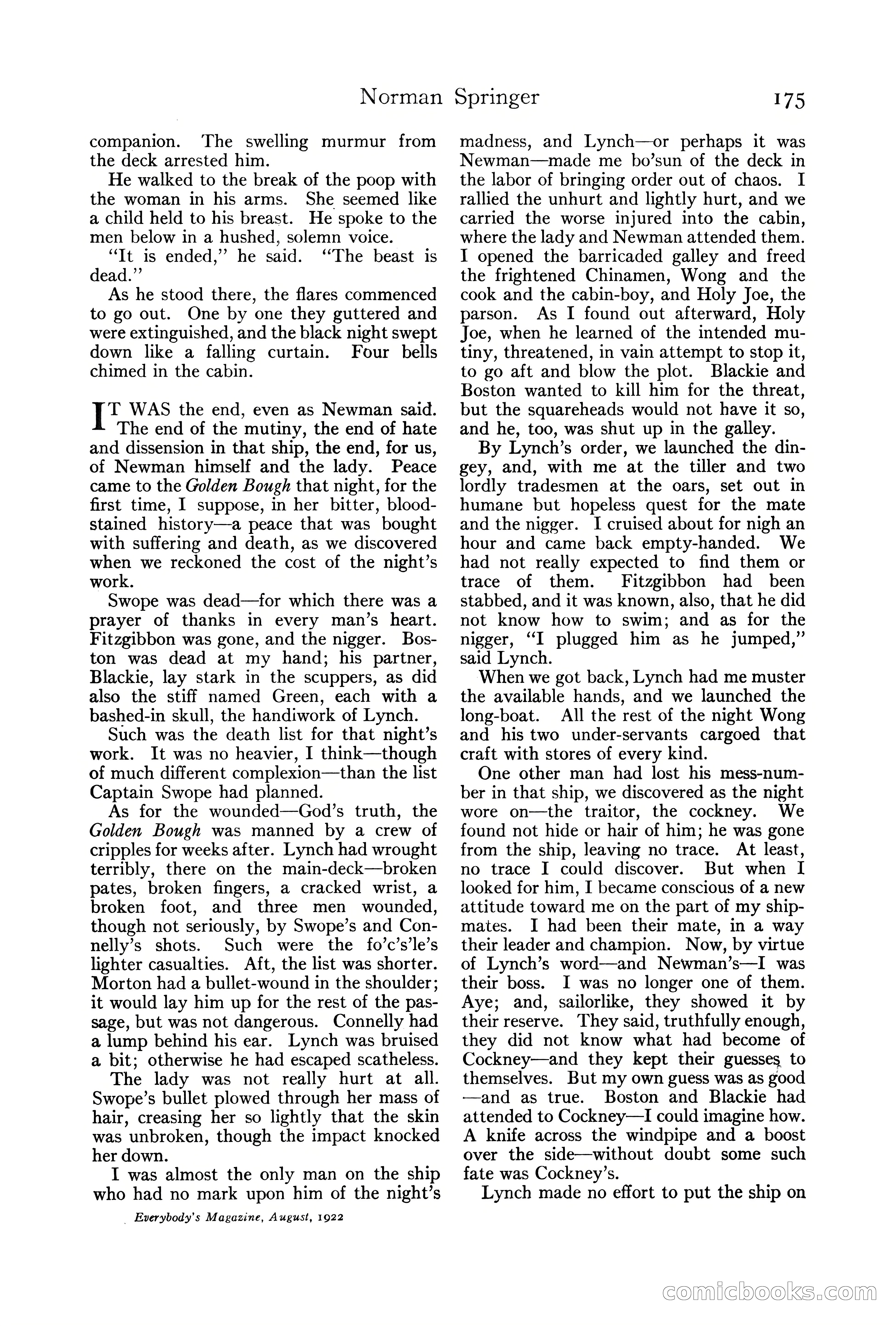 Everybody's Magazine, August 1922 — page 181 of 196
