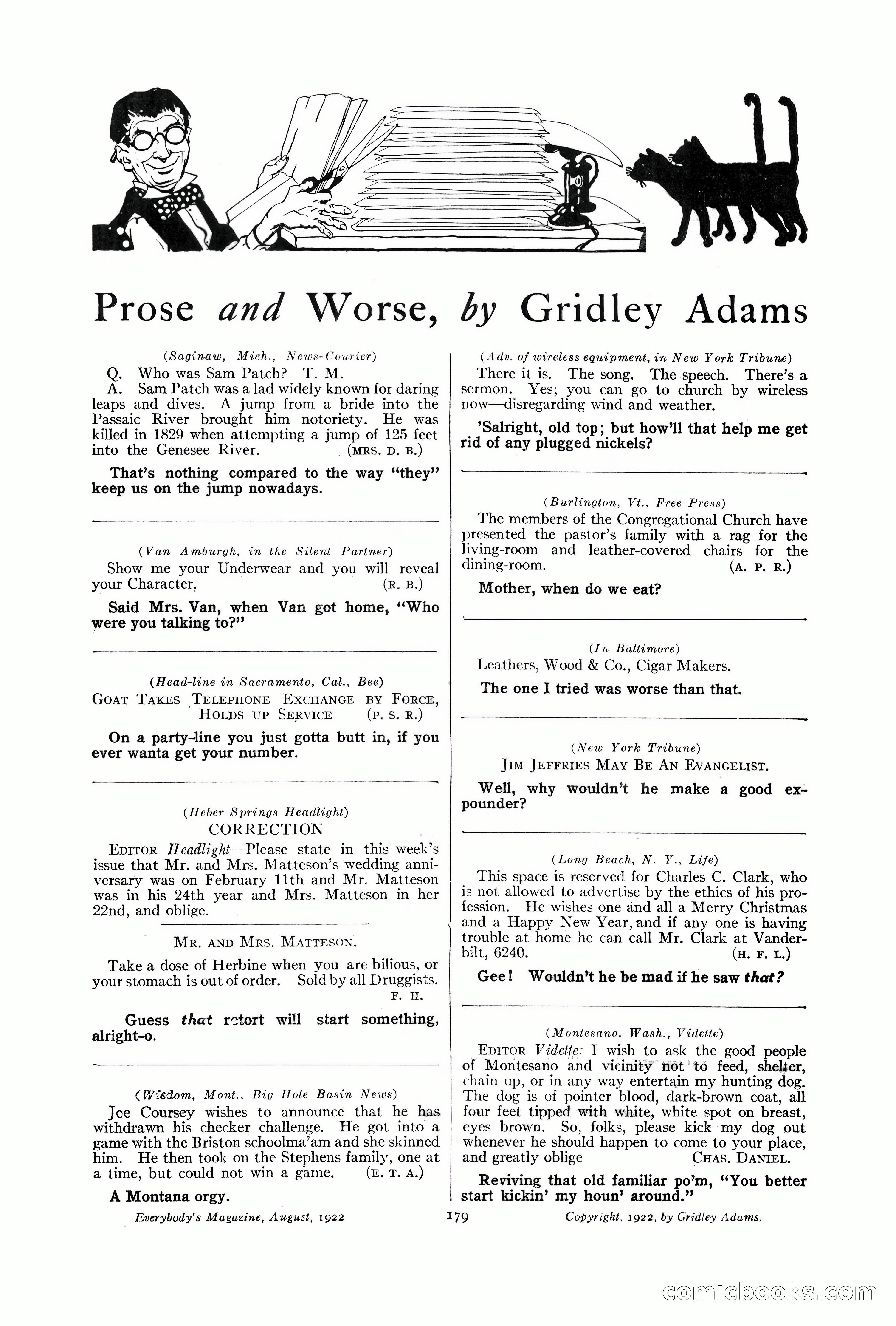 Everybody's Magazine, August 1922 — page 185 of 196