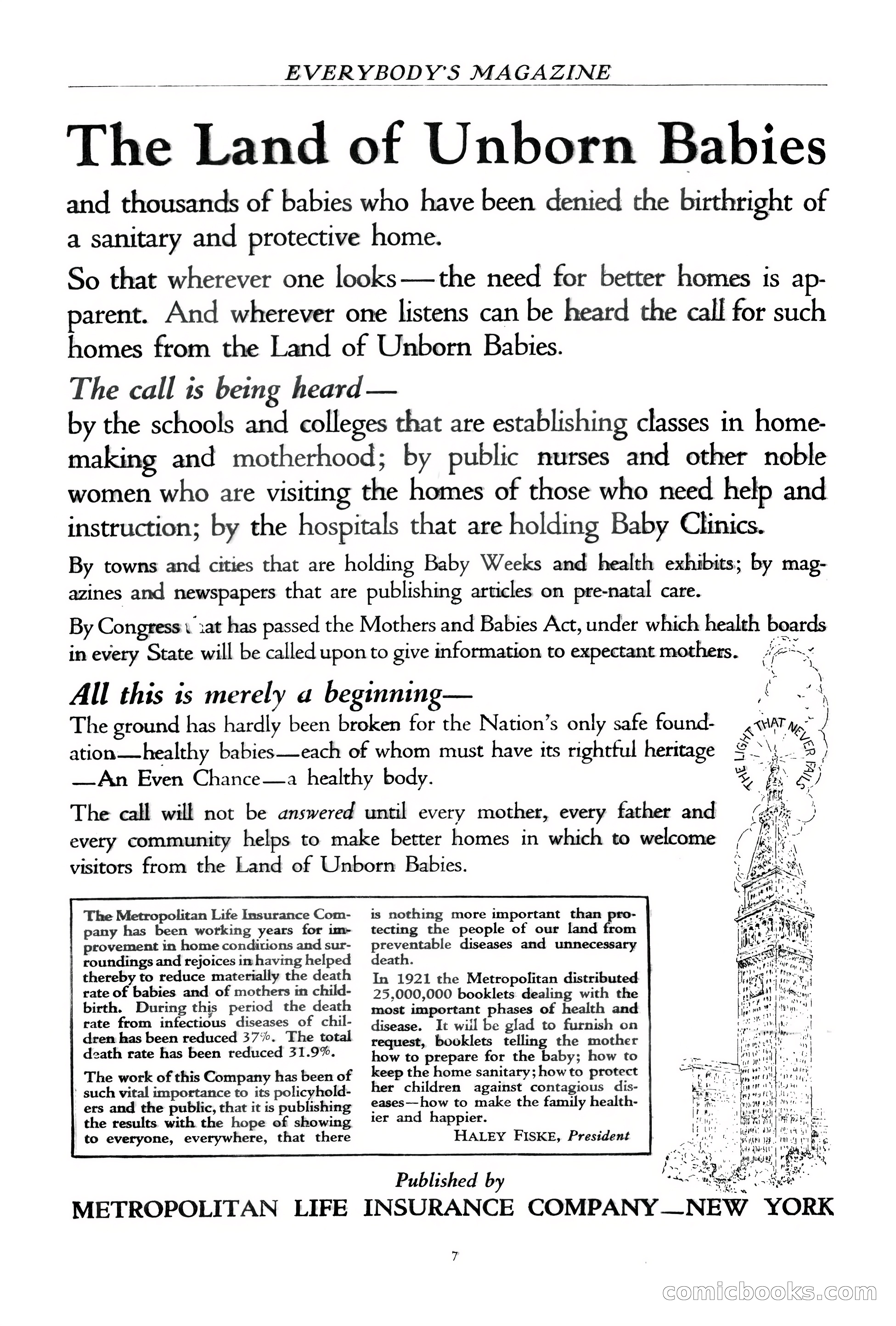 Everybody's Magazine, August 1922 — page 191 of 196