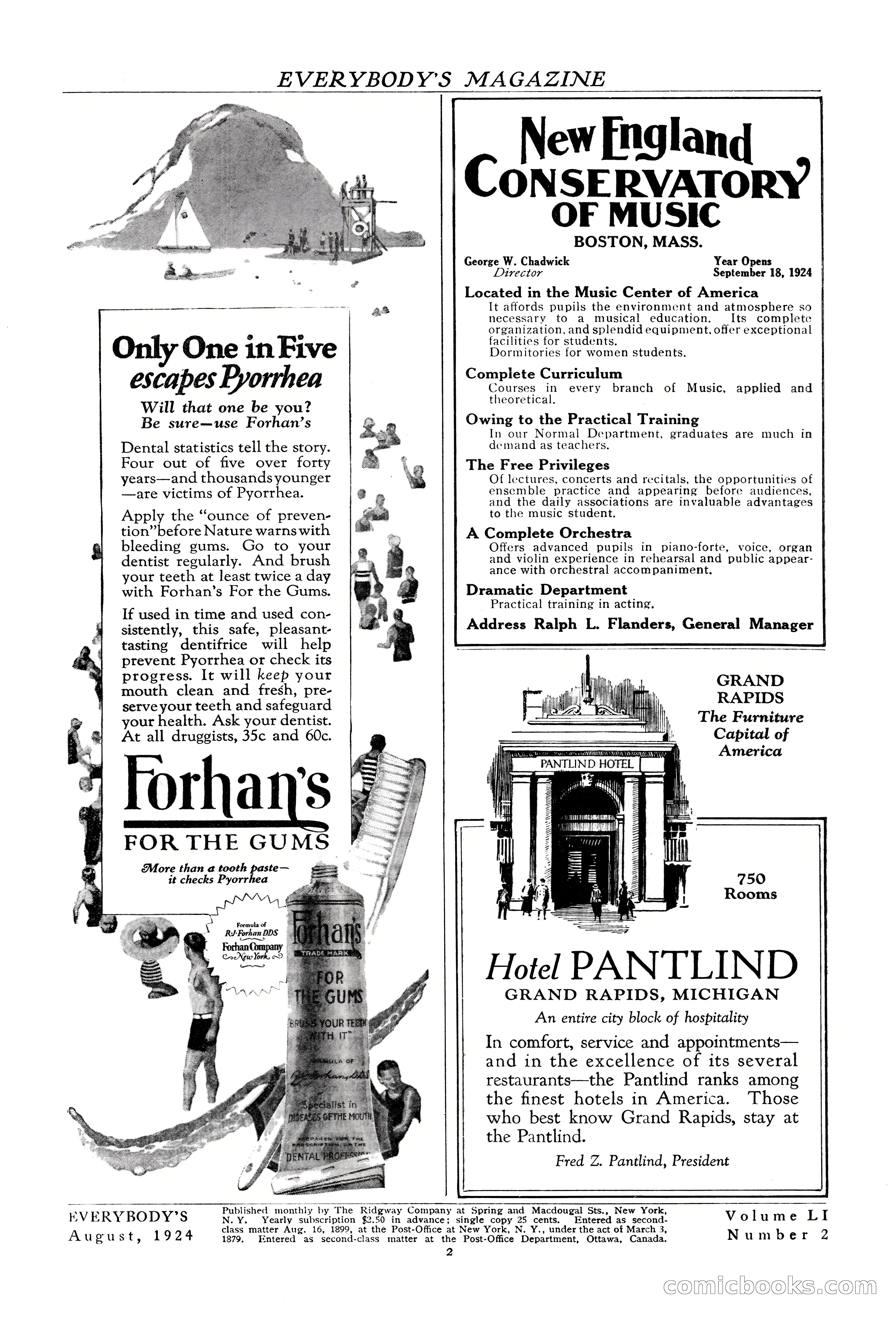 Everybody's Magazine, August 1924 — page 4 of 204