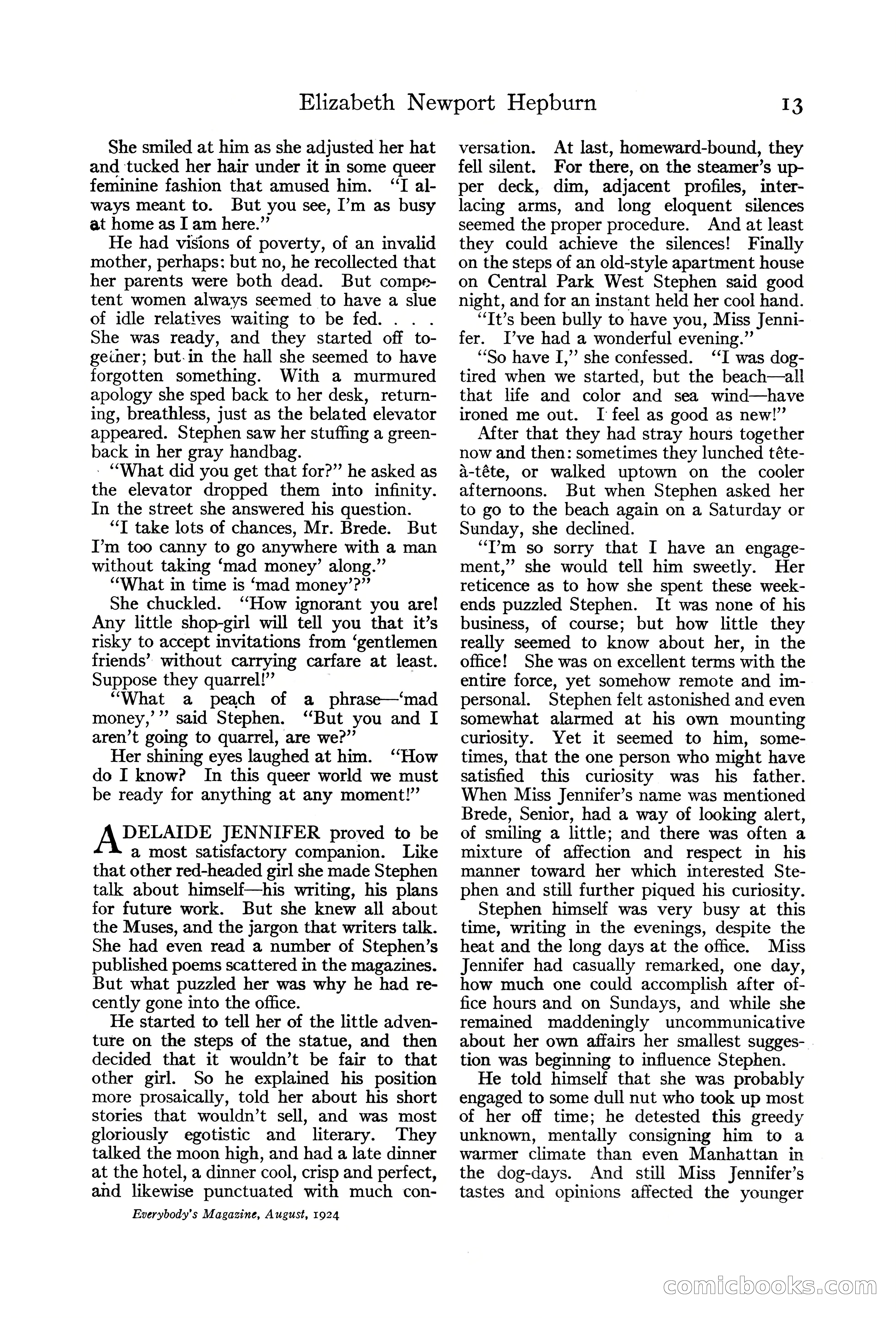 Everybody's Magazine, August 1924 — page 15 of 204