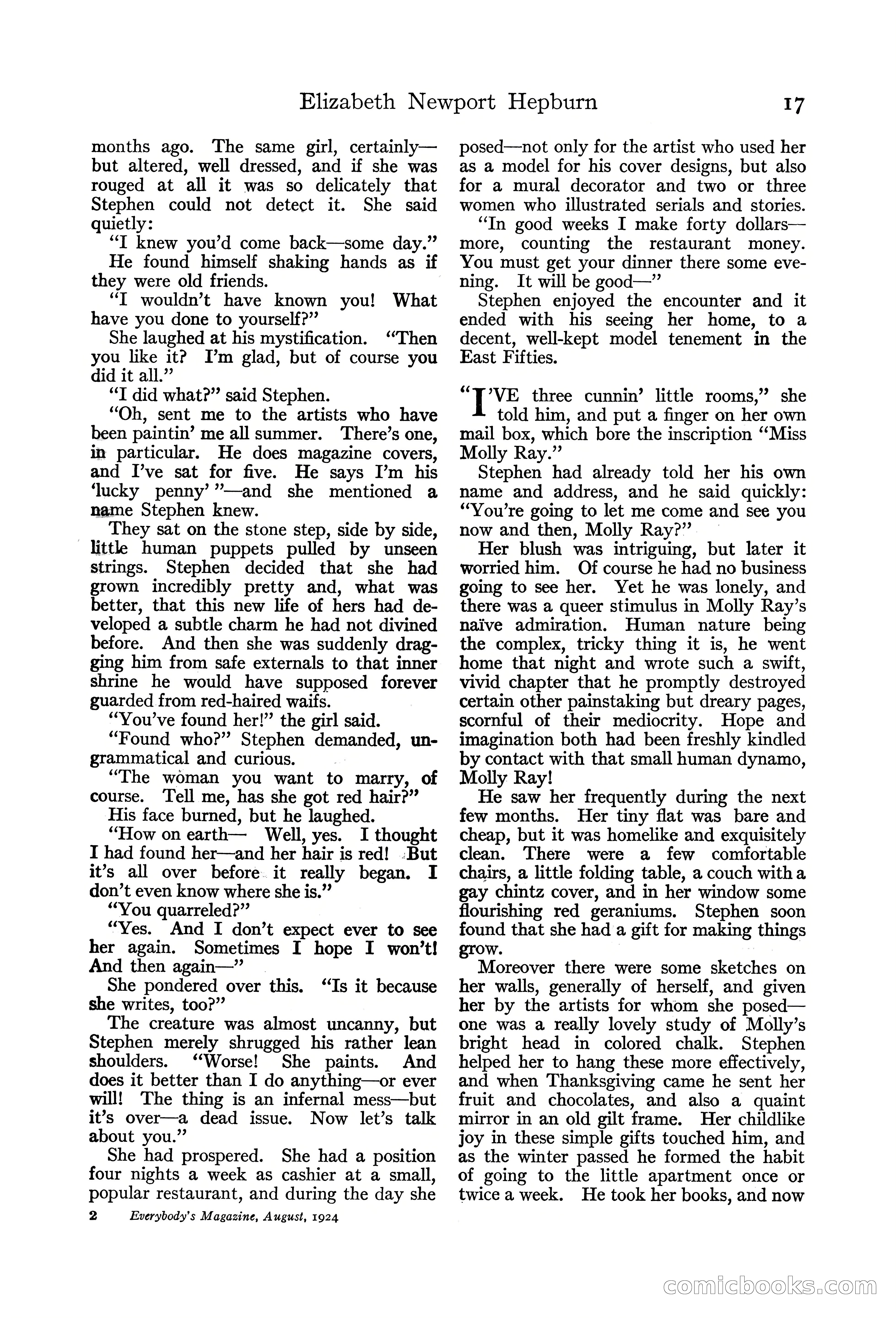 Everybody's Magazine, August 1924 — page 19 of 204