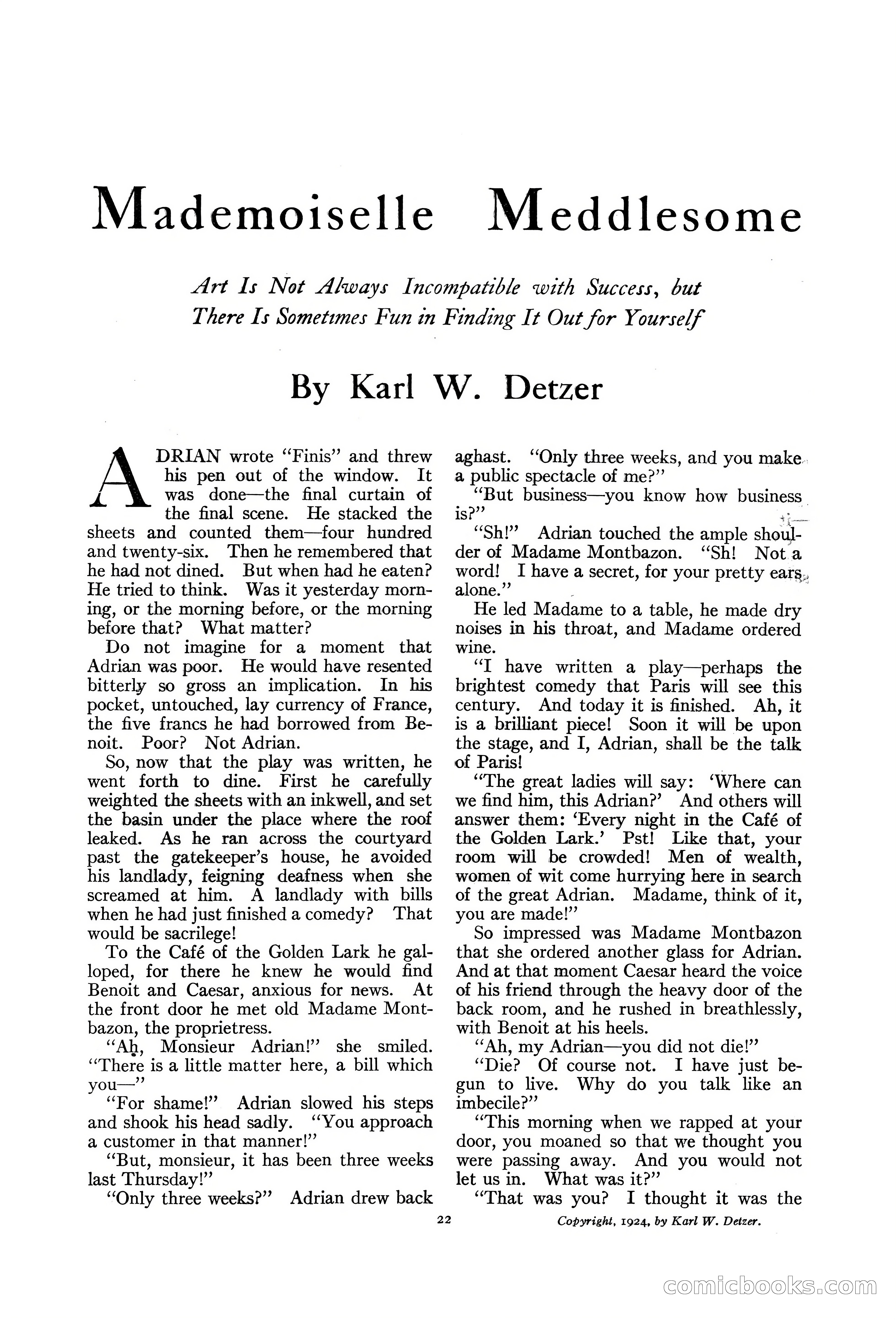 Everybody's Magazine, August 1924 — page 24 of 204