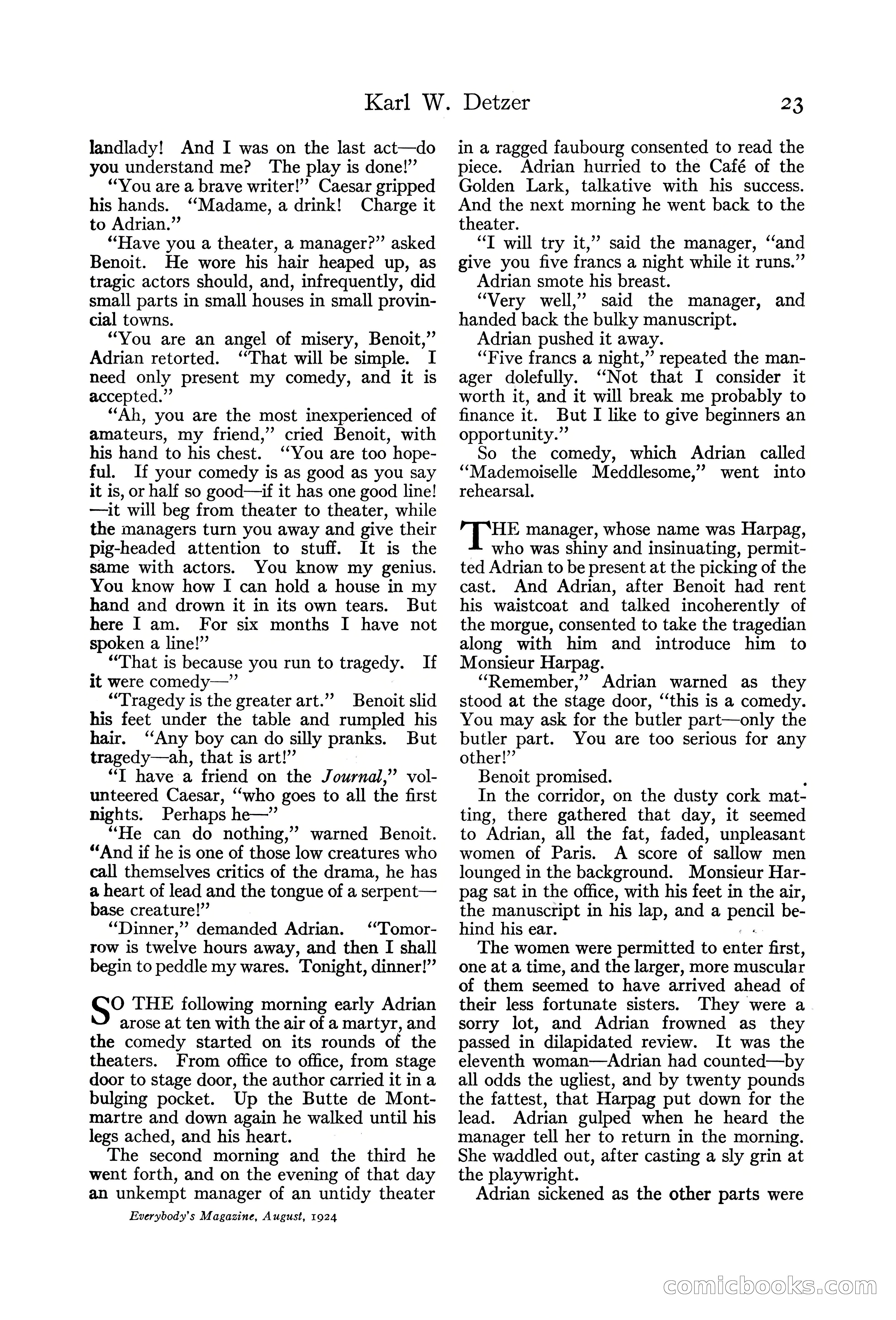 Everybody's Magazine, August 1924 — page 25 of 204
